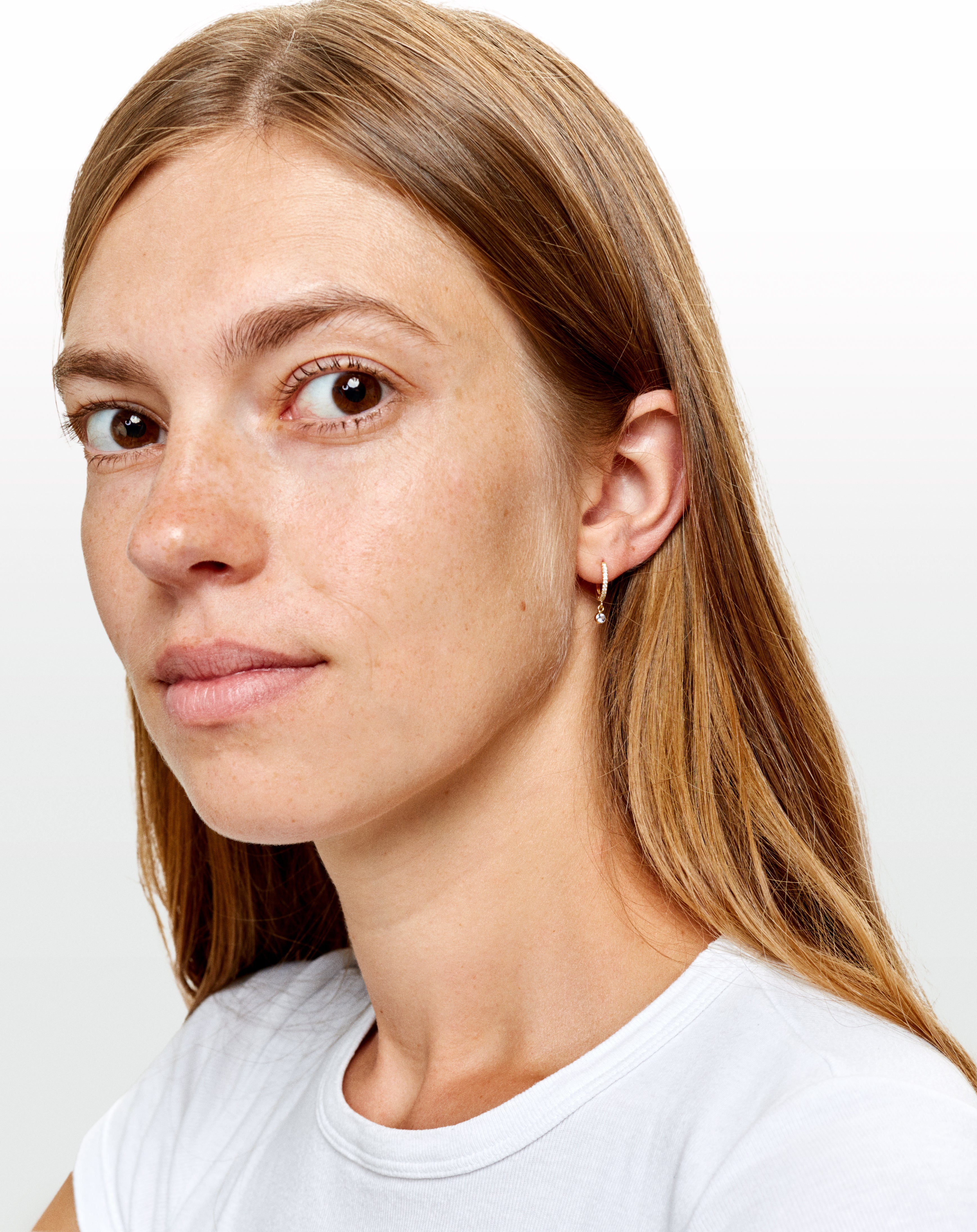 Ada paved diamonds hoop