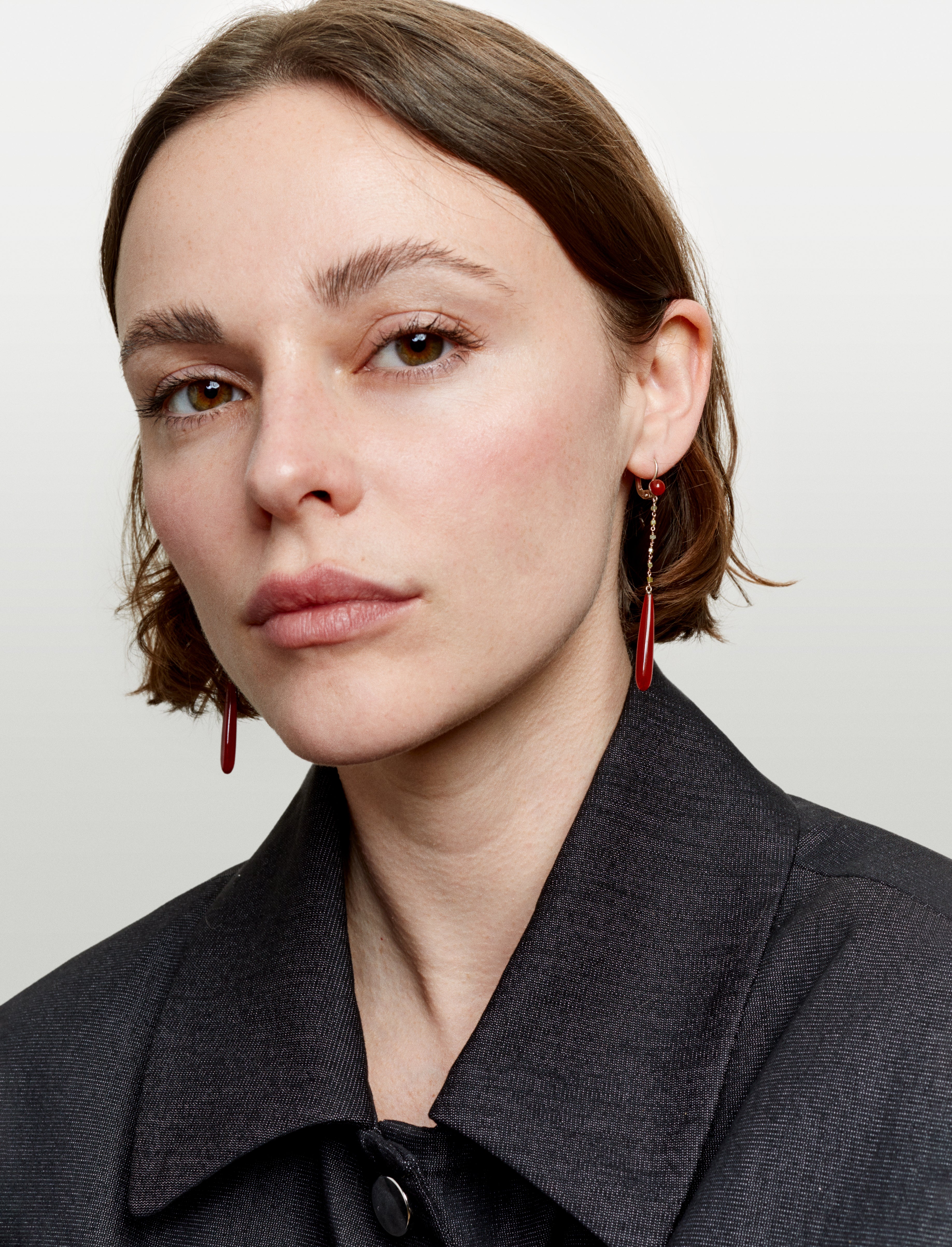 Mia Cornelian earrings