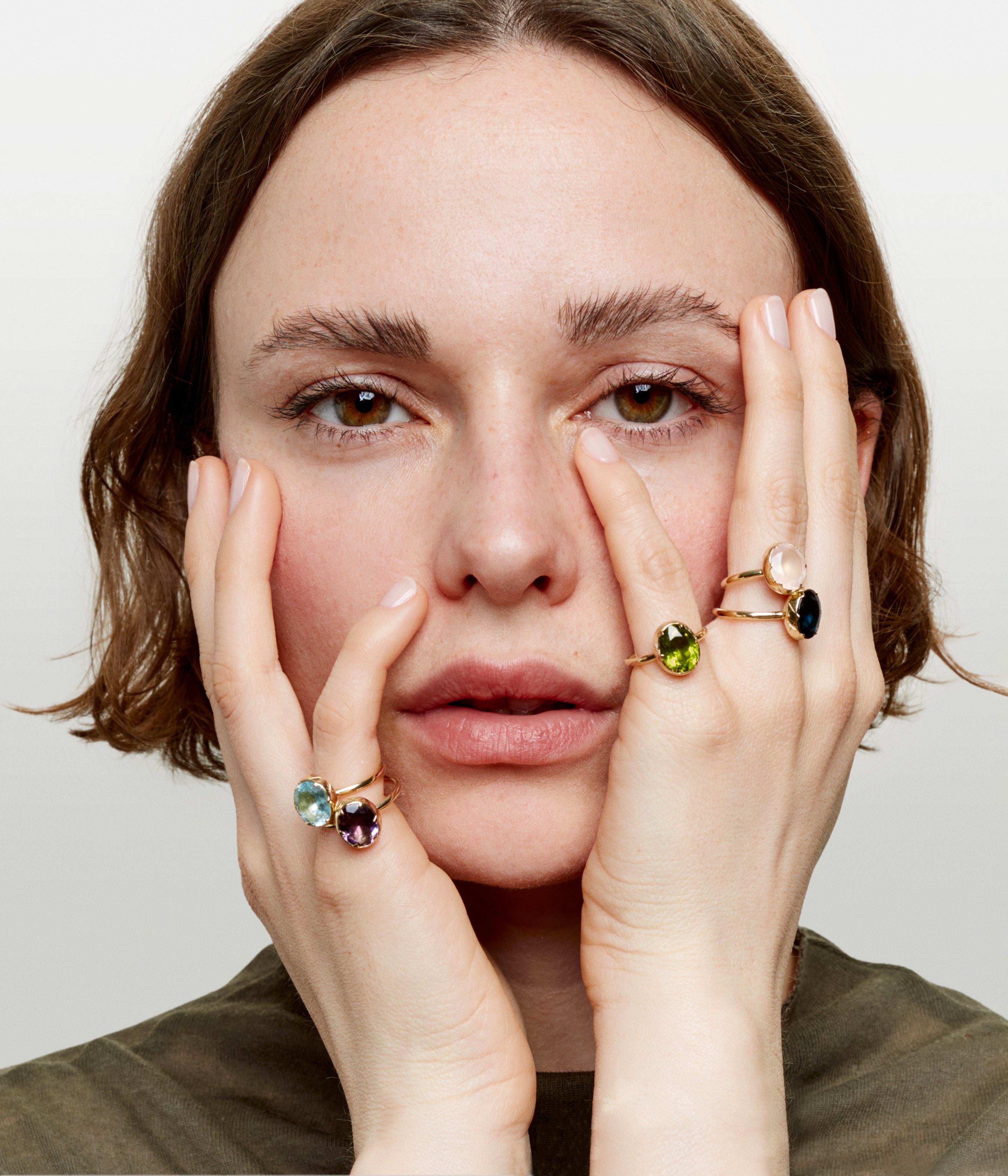 Jelly Pink Quartz ring