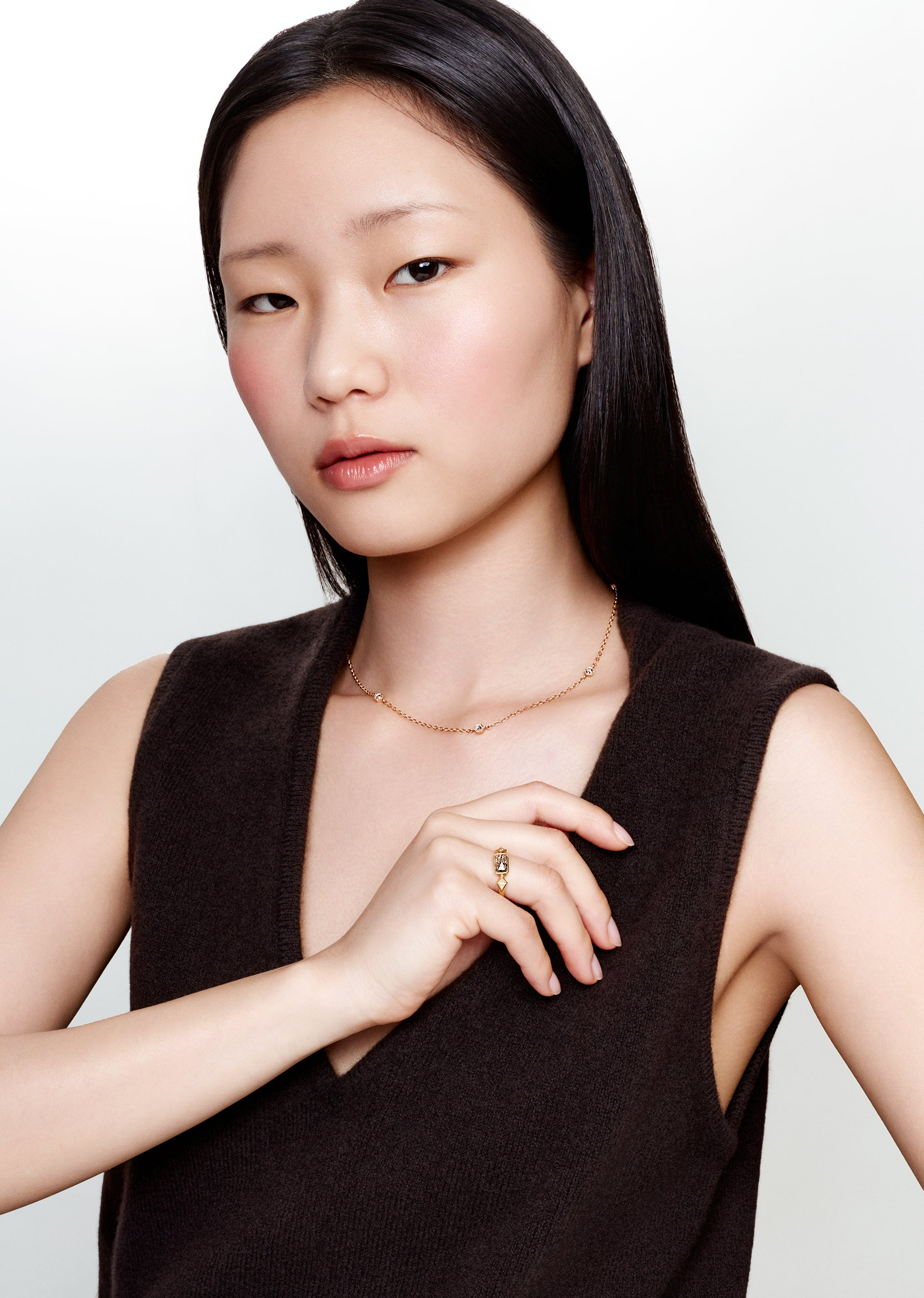 Geometric Diamond Ring