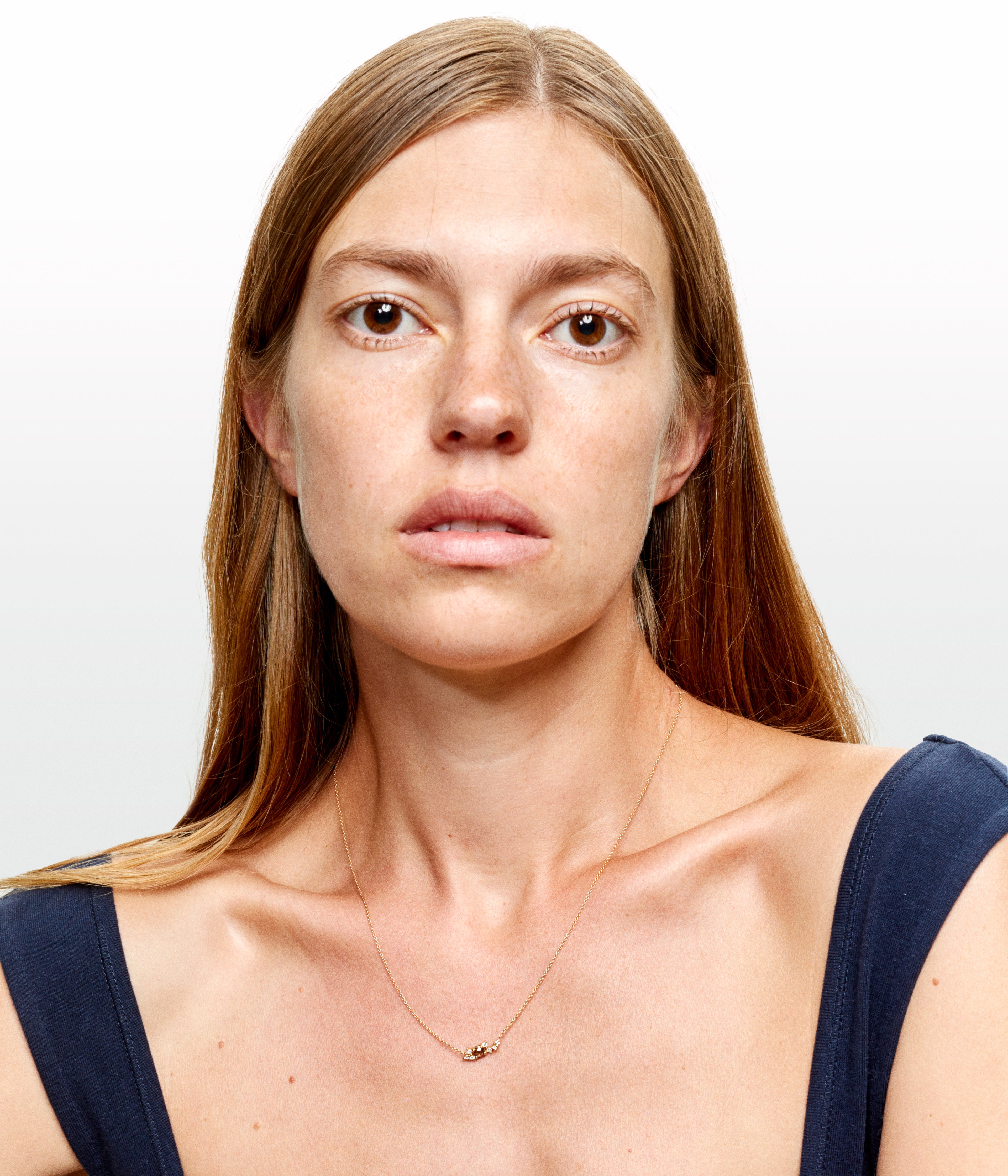 Aurore brown diamond necklace