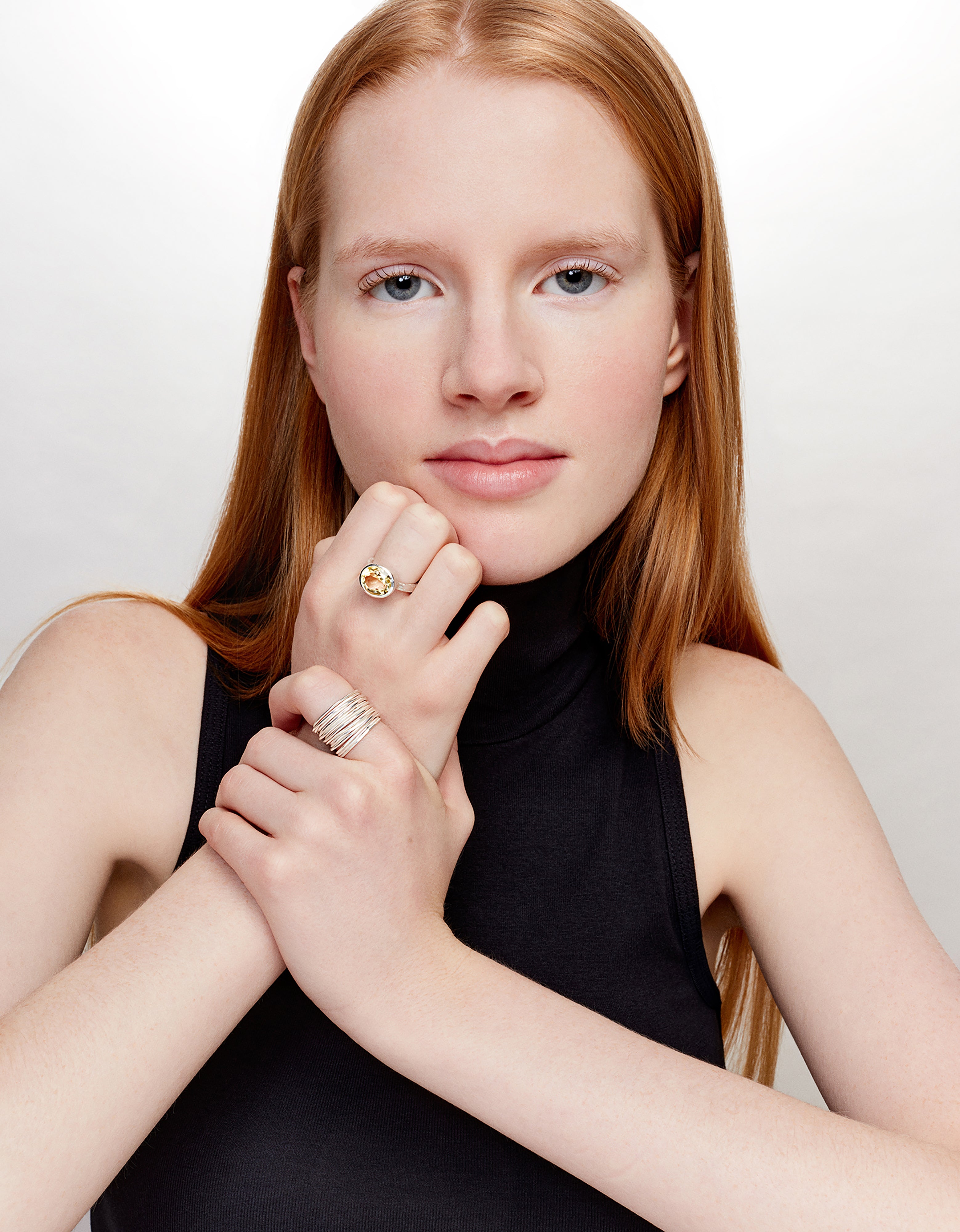 Bague Spaghetti argent