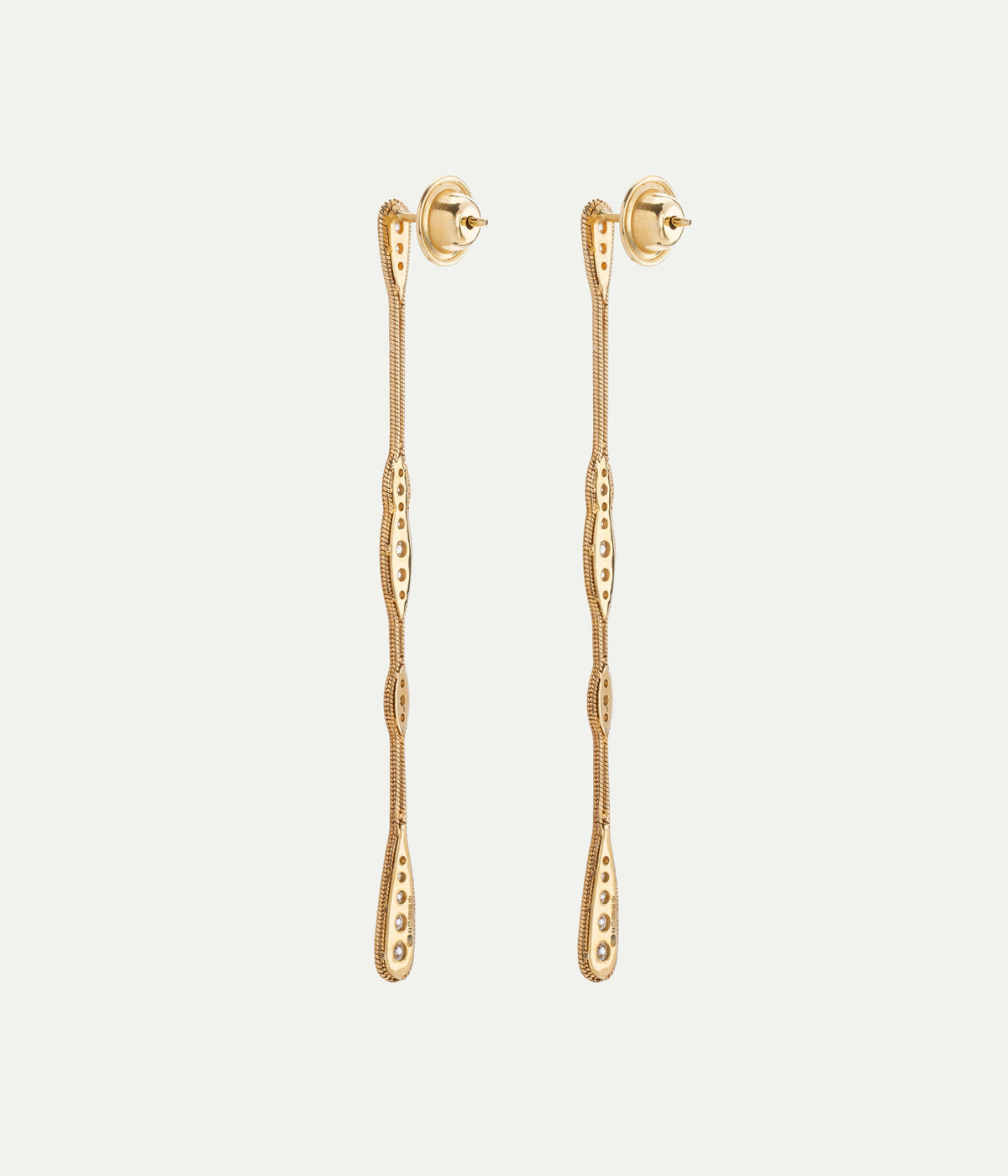 Boucles d'oreilles Fluid diamants