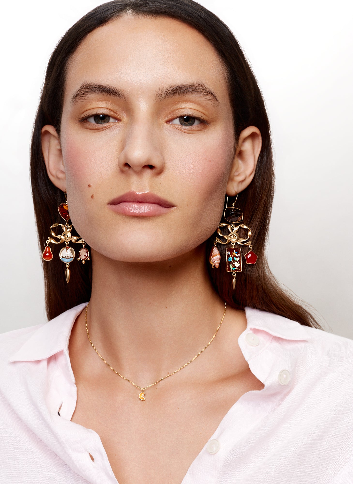 Boucles d'oreilles Bow Charm Balance Drop