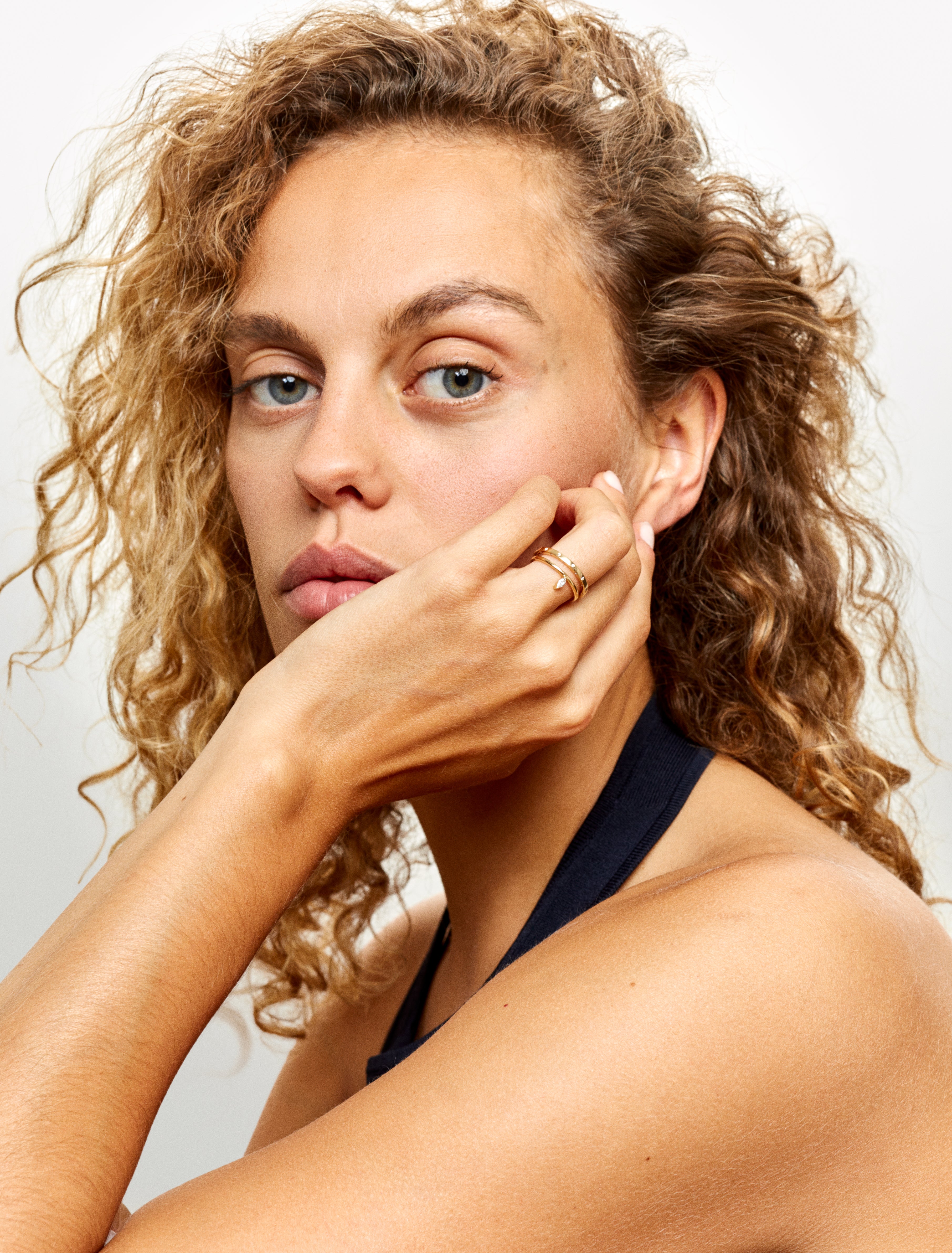 Single Navette Diamond ring