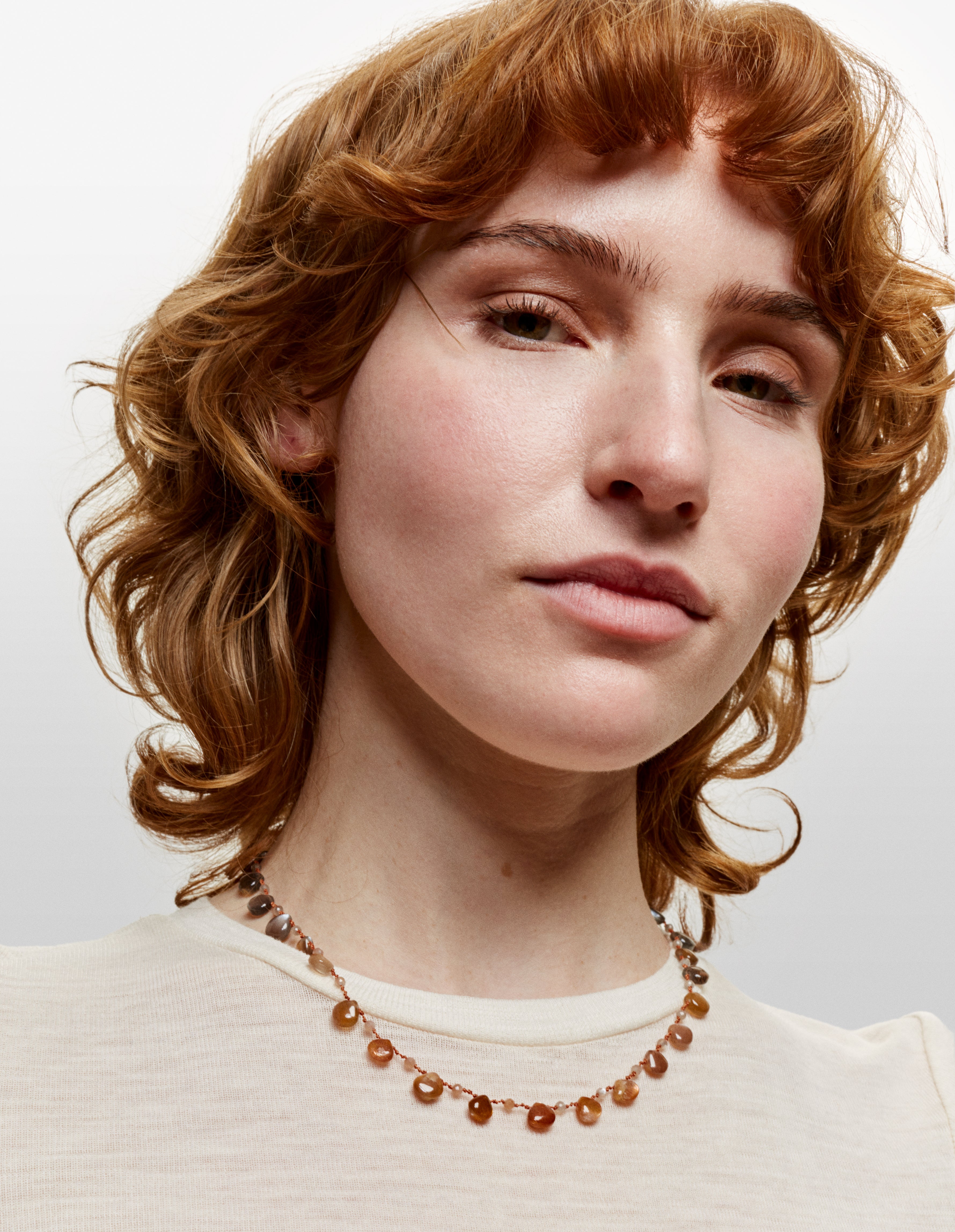 Beachwood moonstone necklace