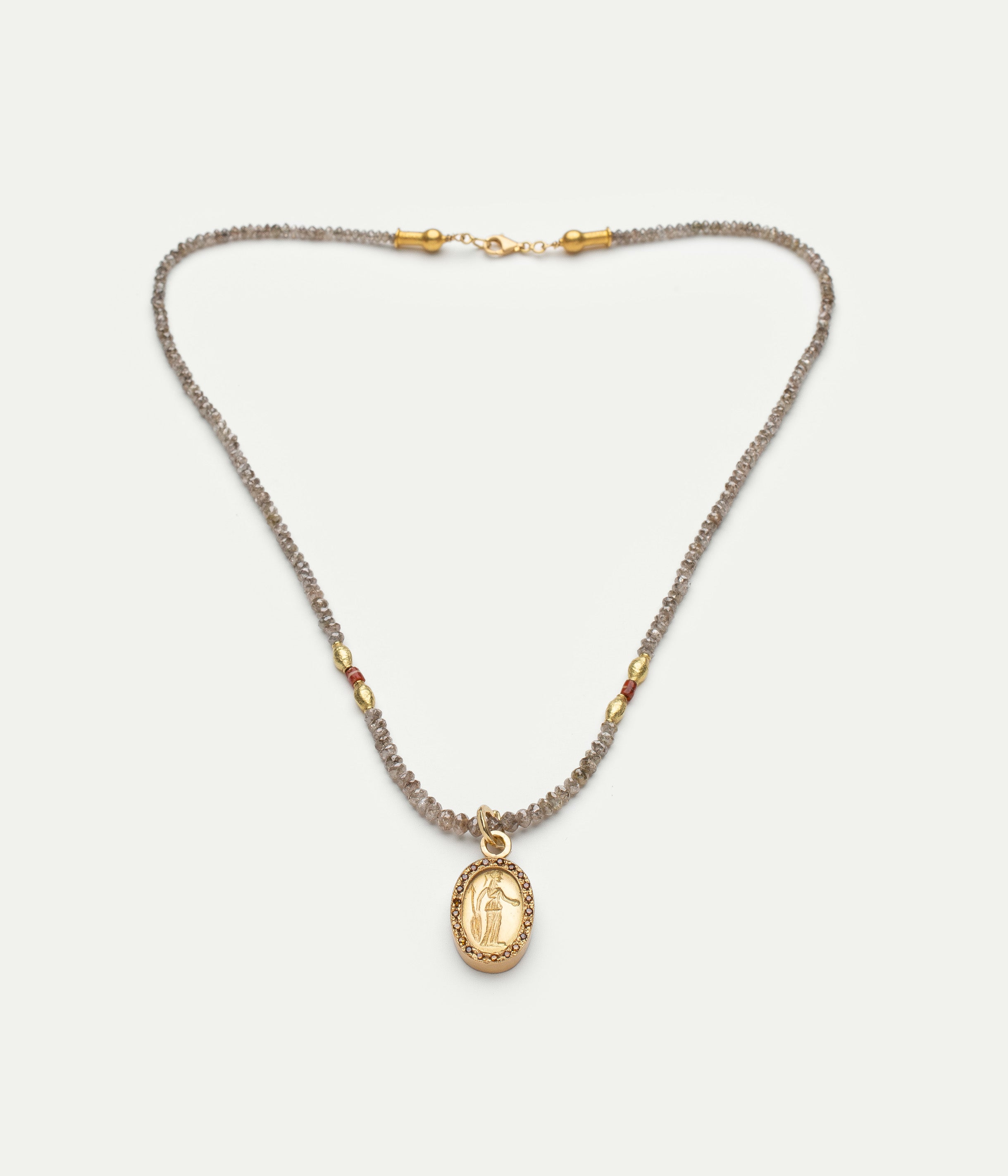 Pendentif Seal diamants