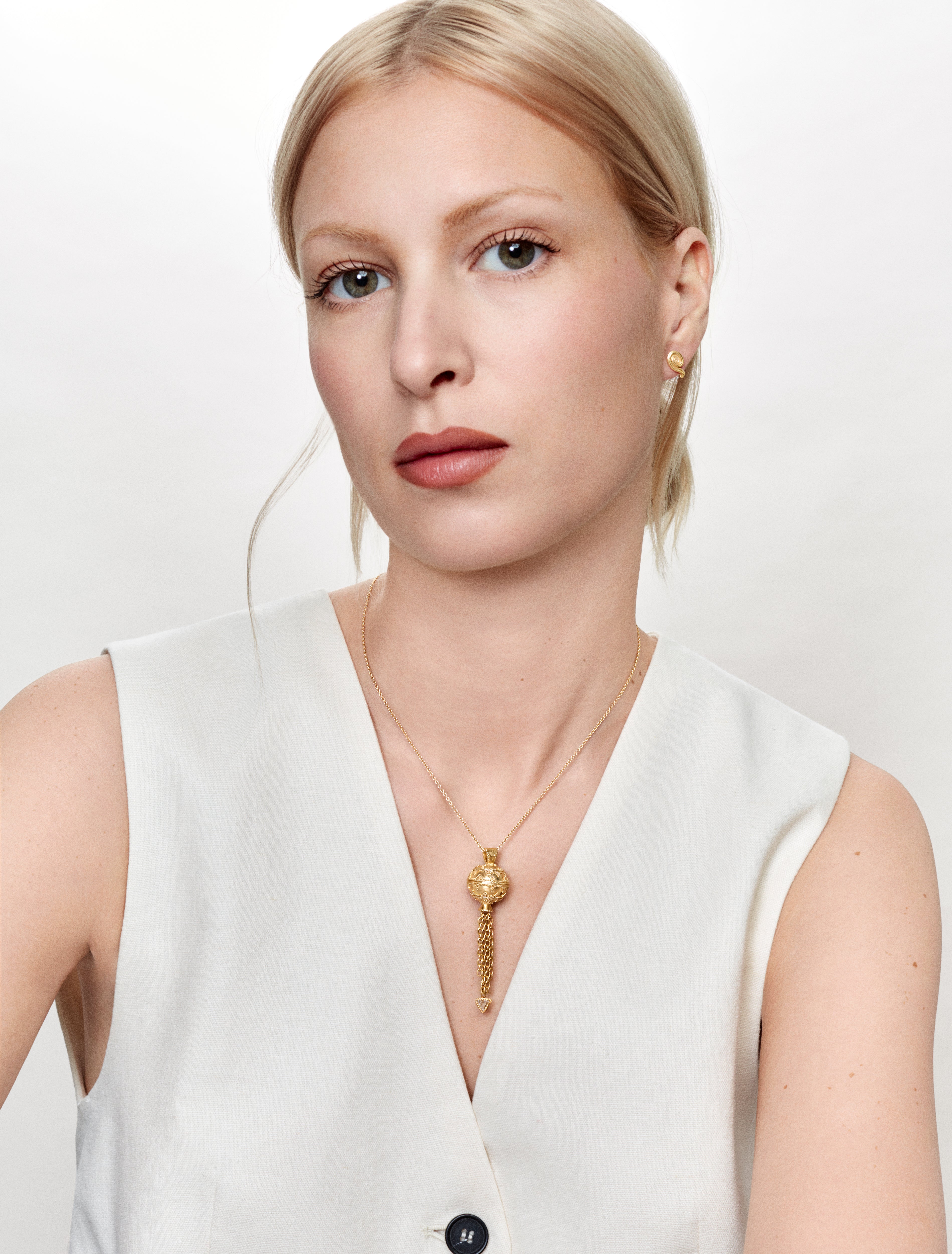 Collier Granulation Sphere diamant