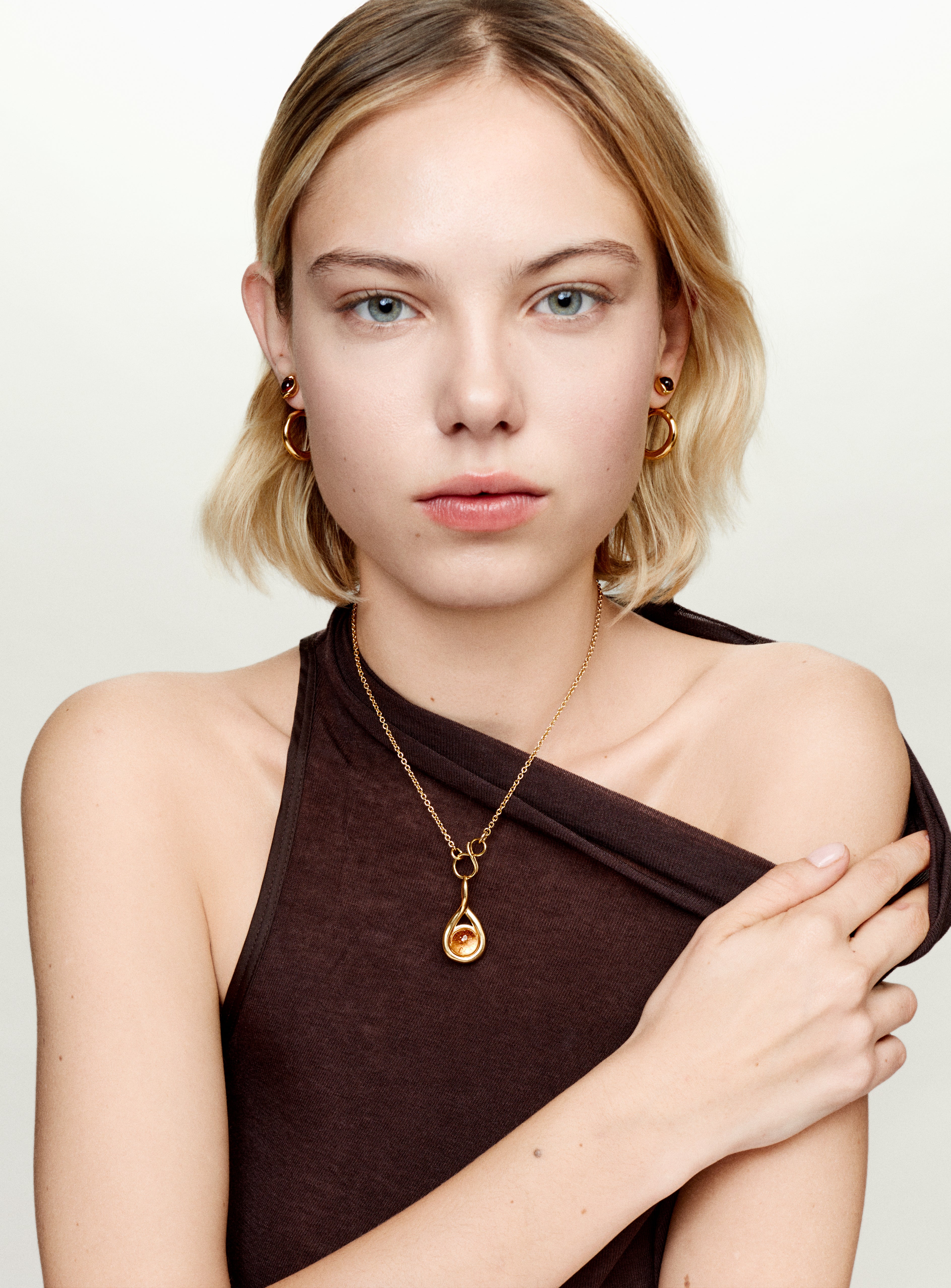 Collier Mini Infini vermeil long