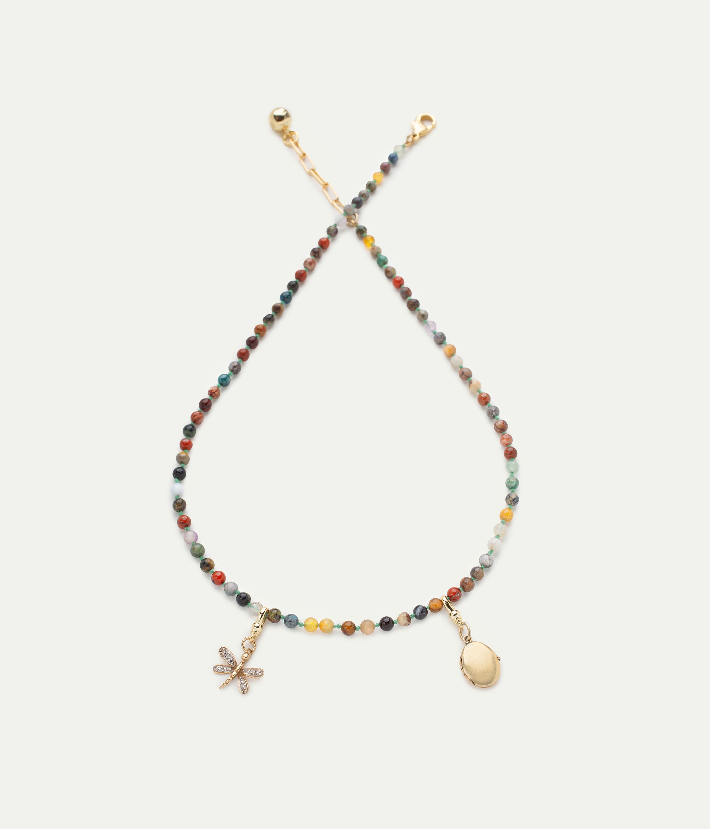 Collier Knotted Agate