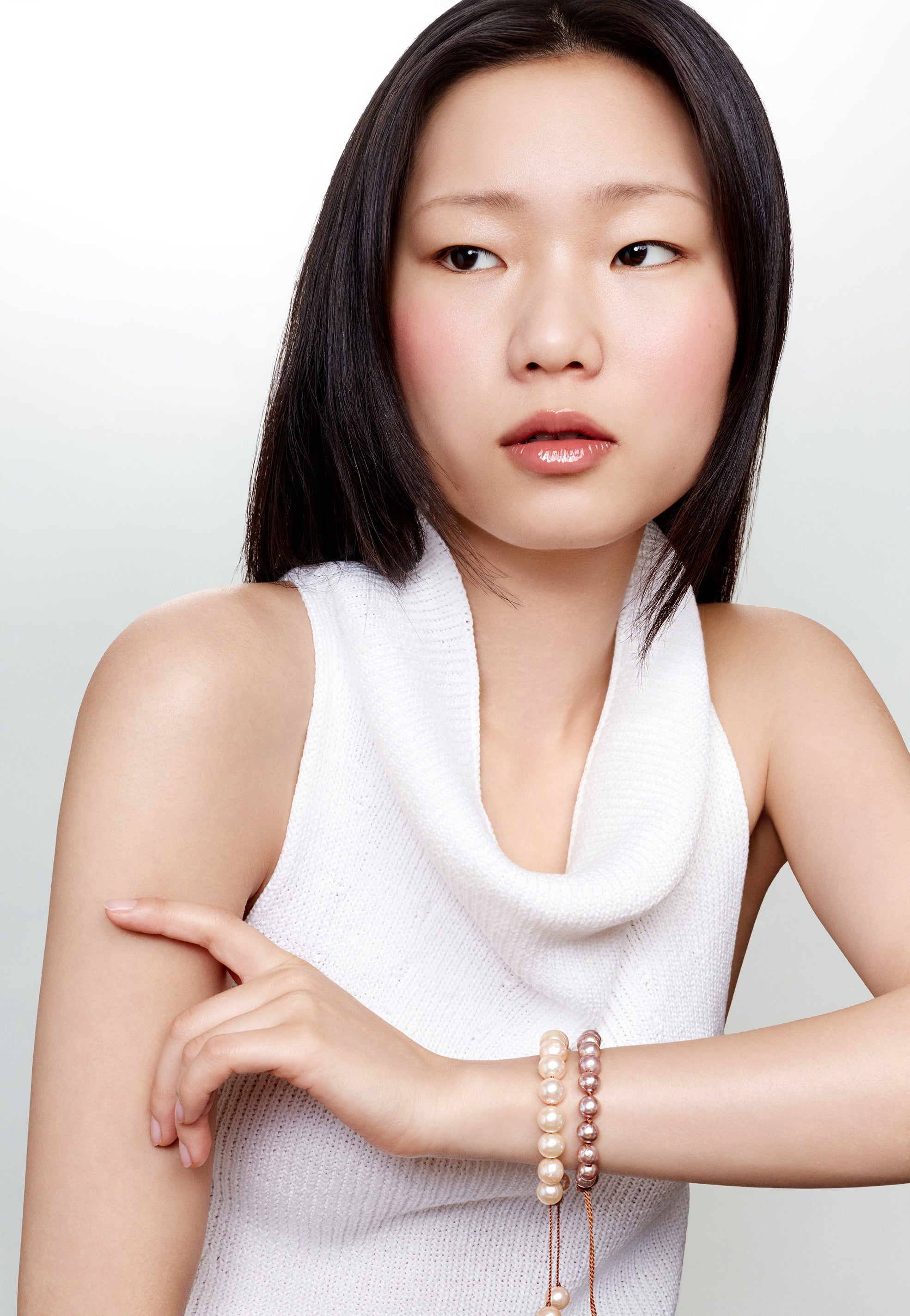 Bracelet Pompom perles