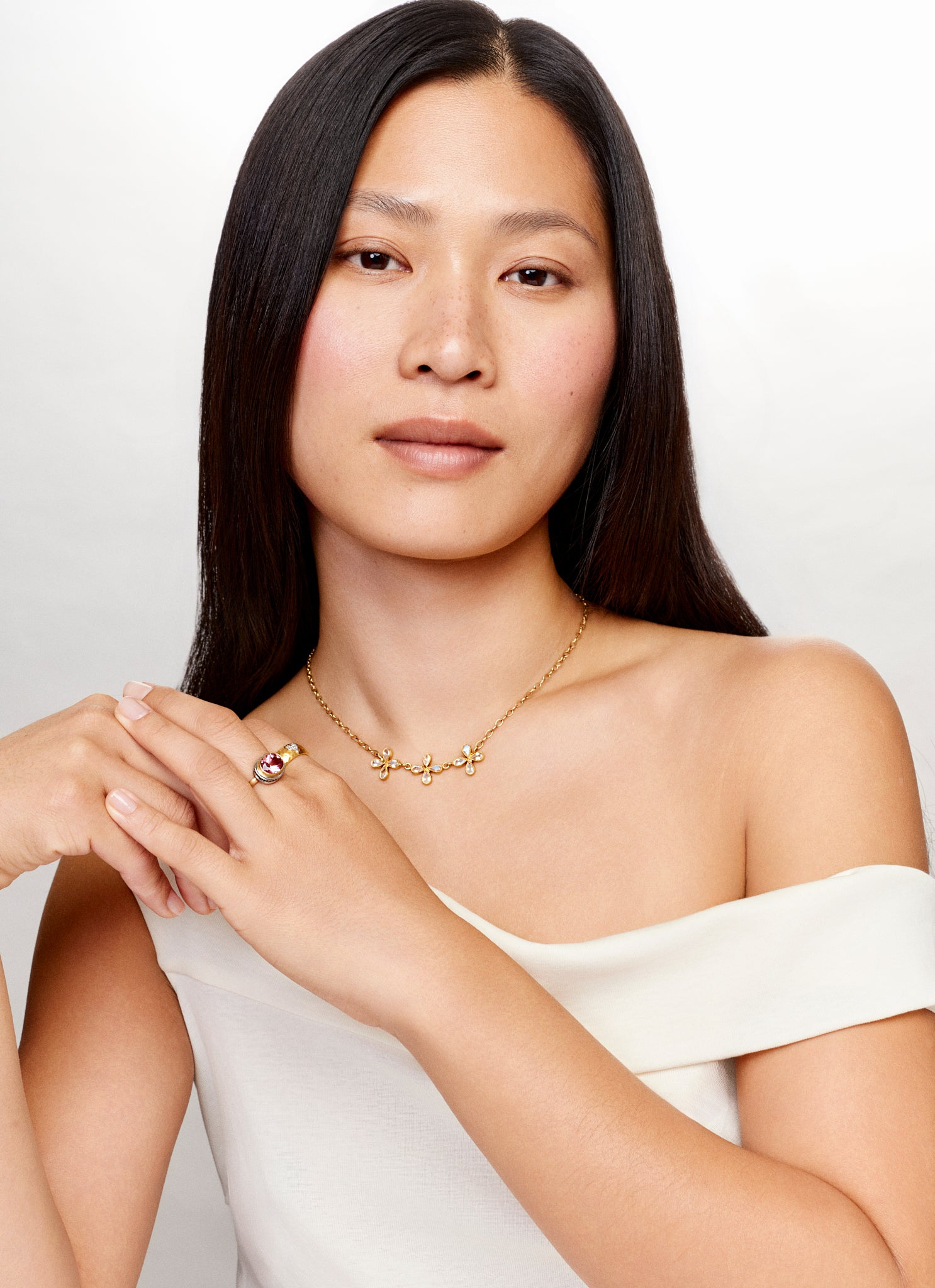 Star Moonstone Necklace