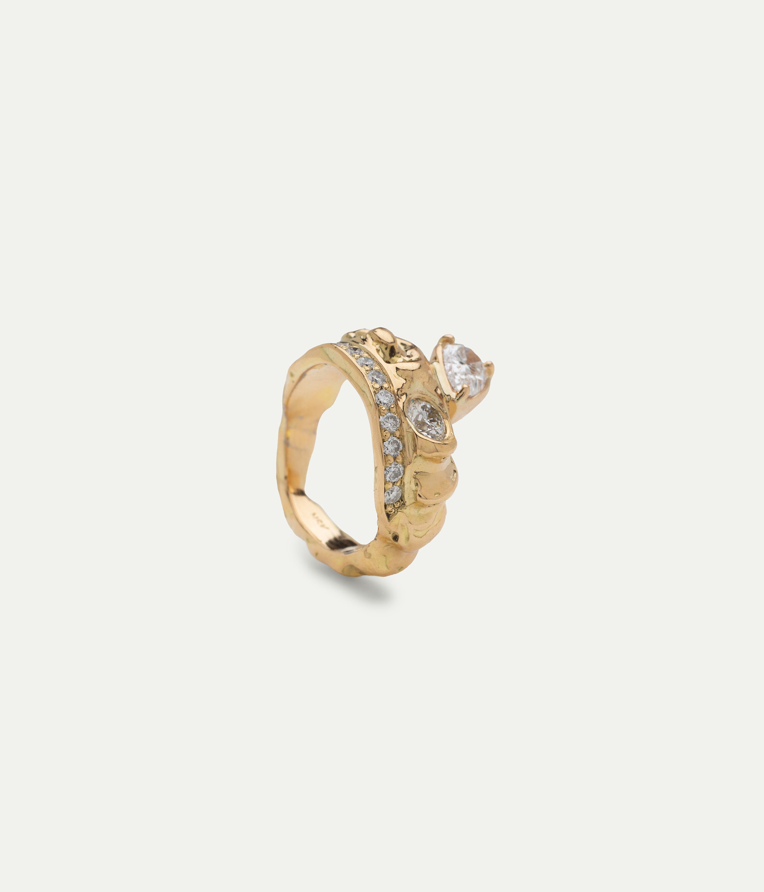 On Fire Diamonds ring
