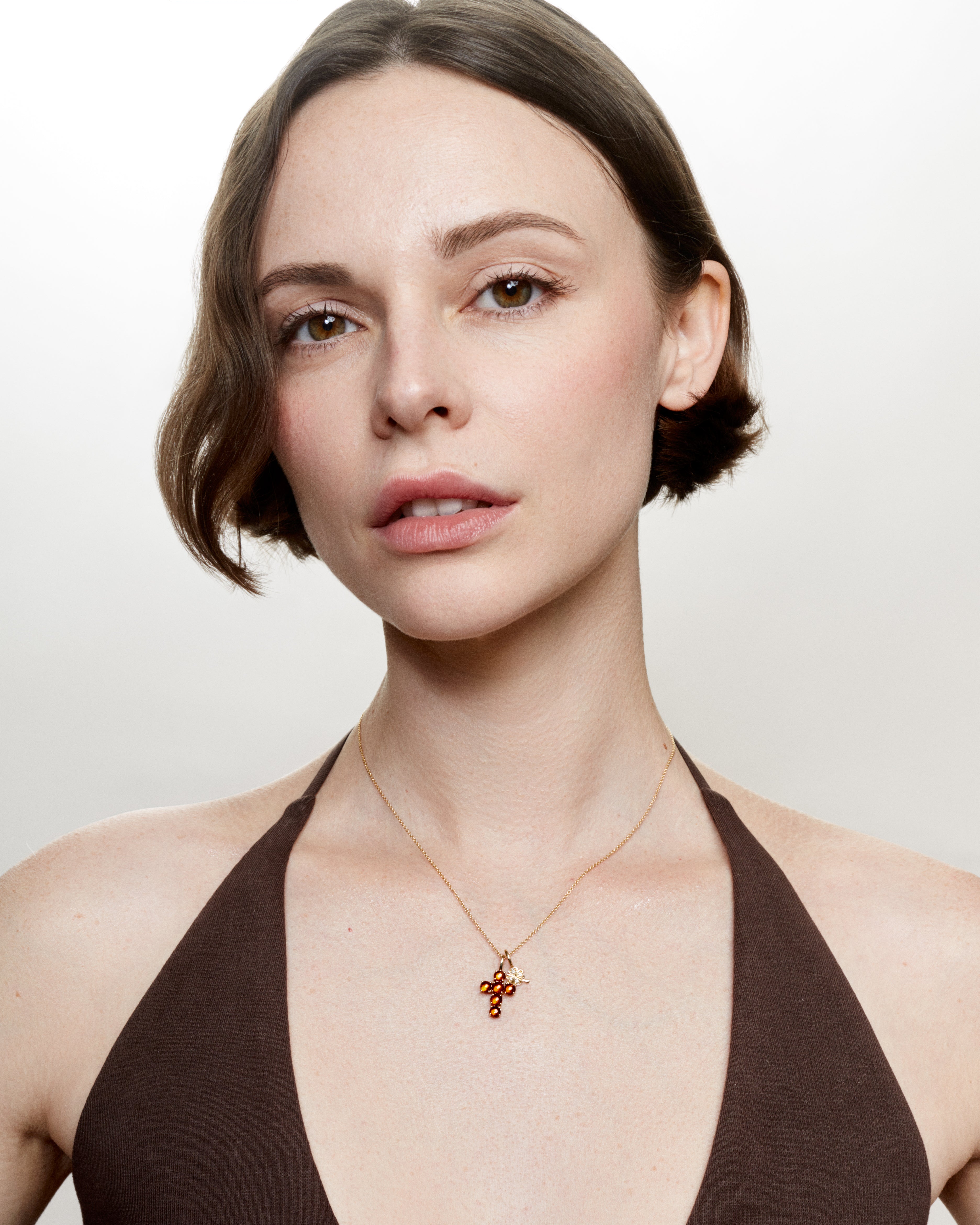 Ismene Cross Carnelian Pendant