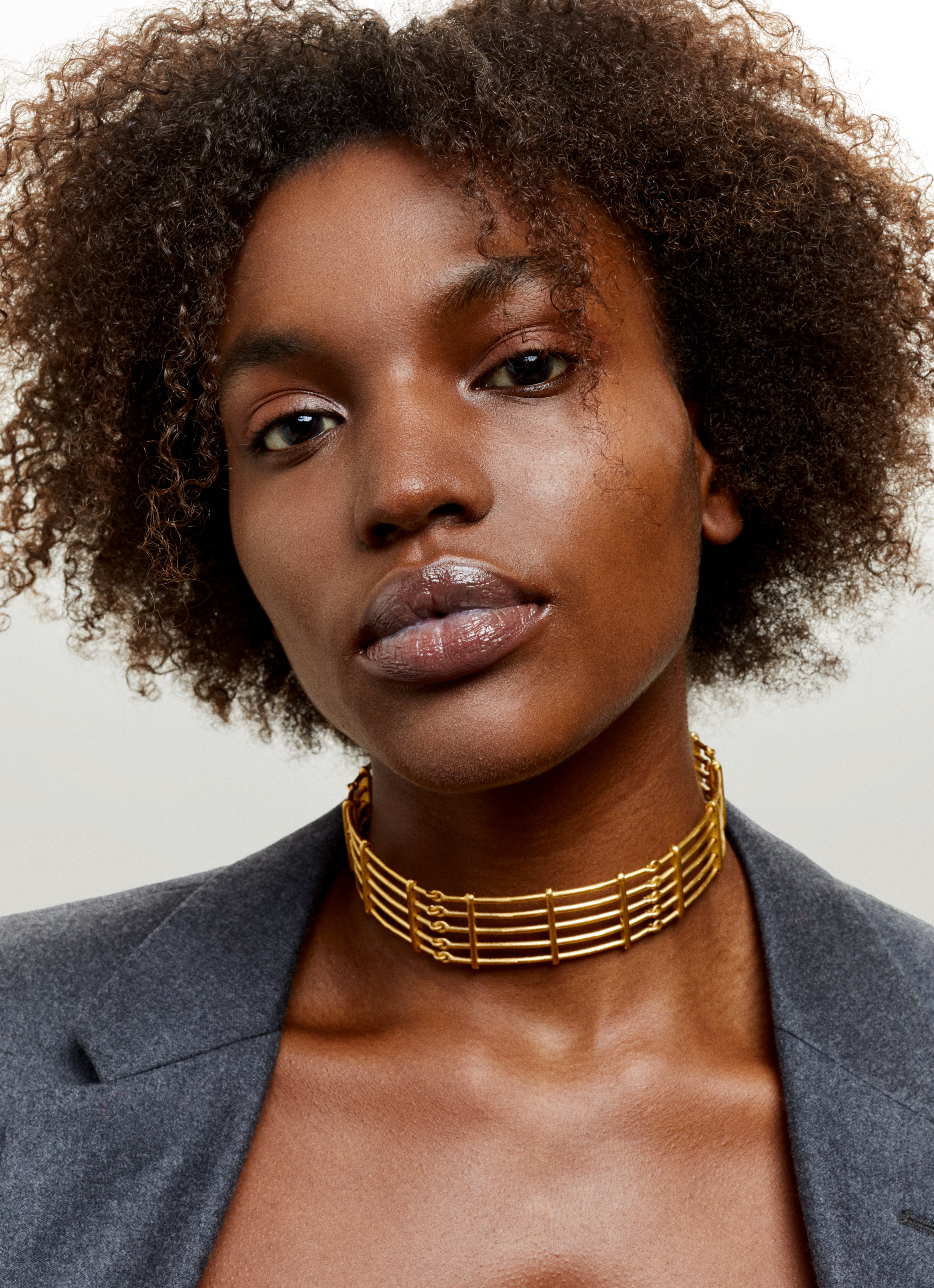 Collier Armor laiton plaqué or