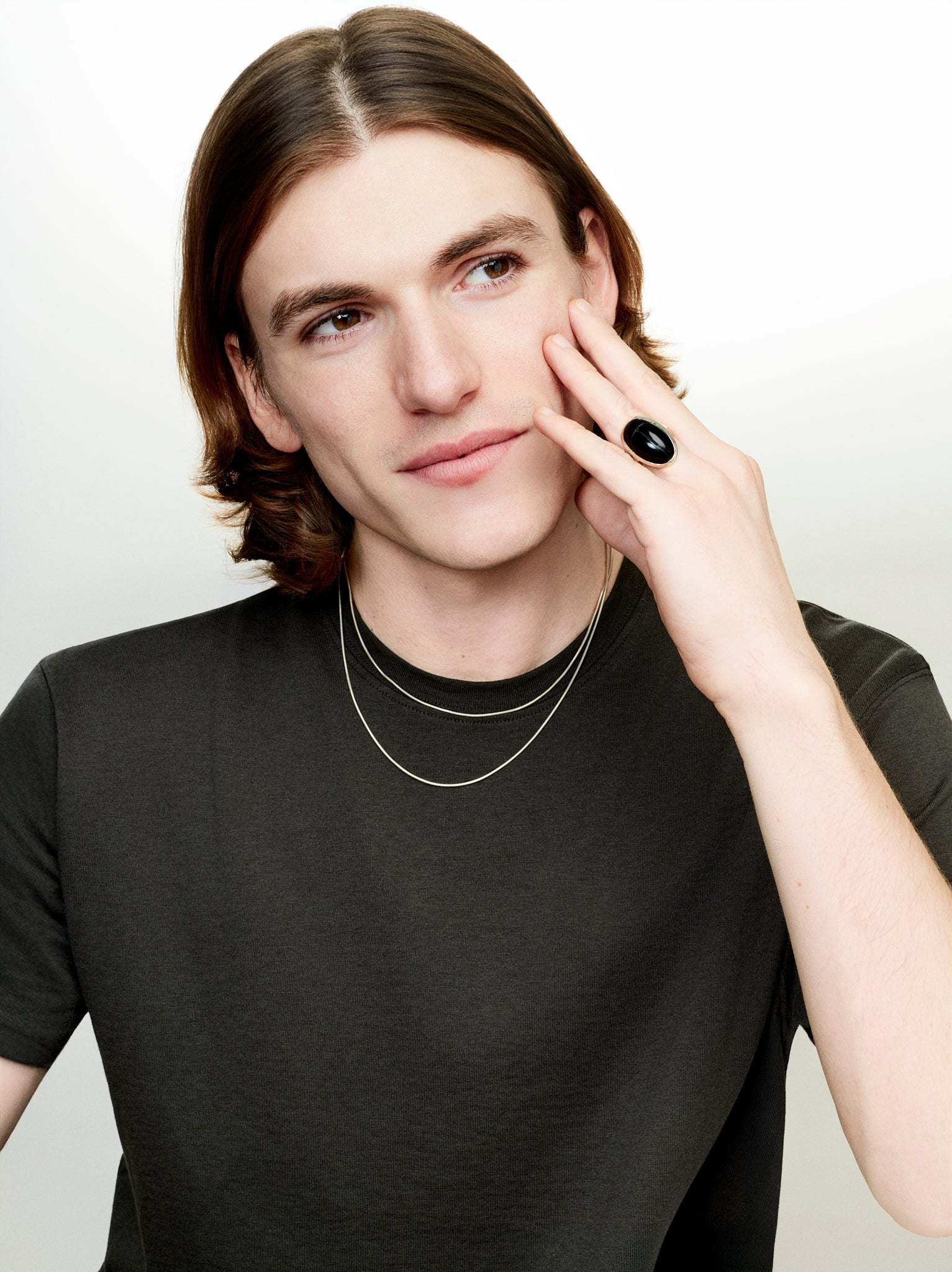 Collier Double Diana argent