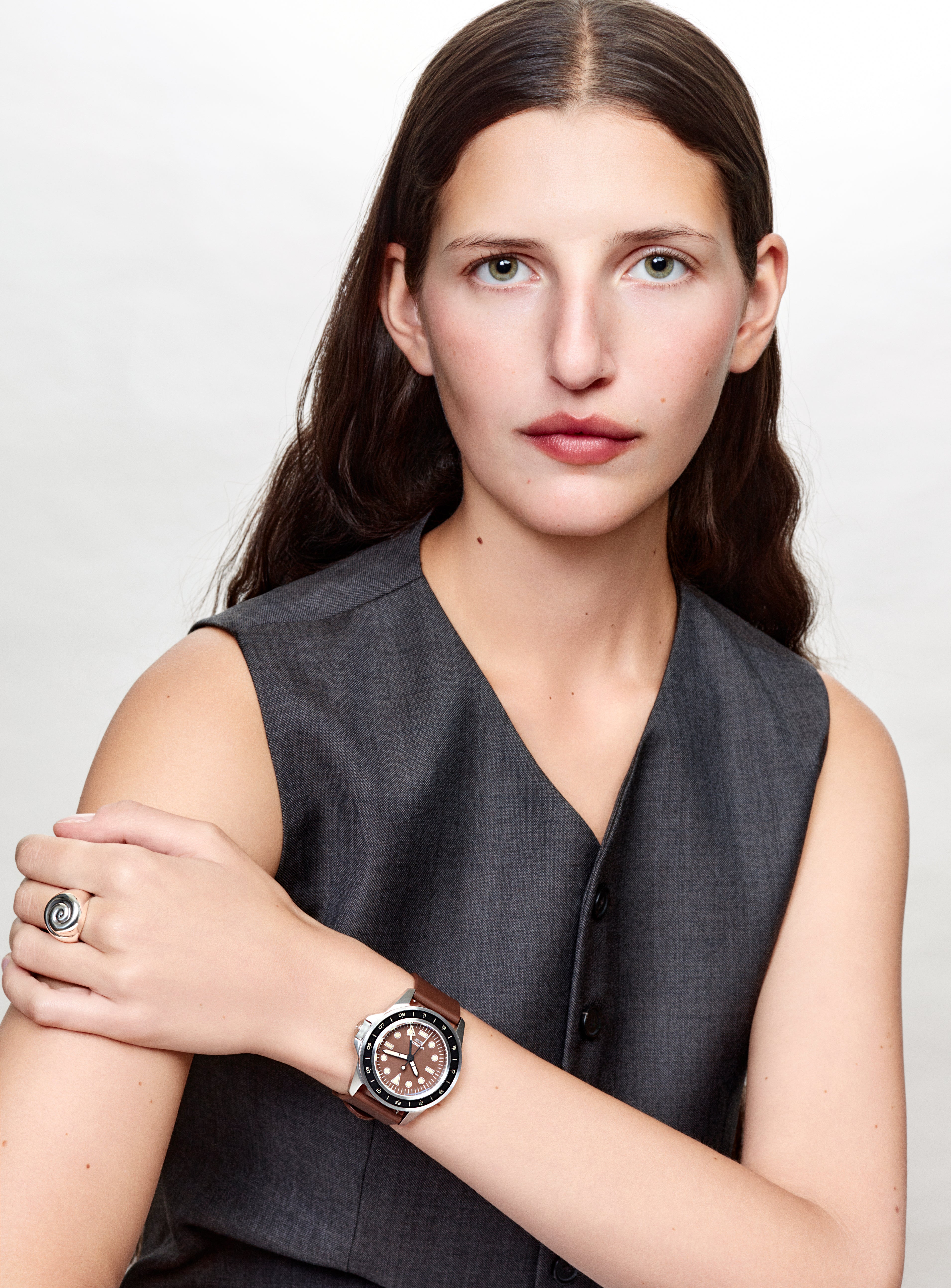 U1-GMT-DHBR Brown Limited Edition Watch