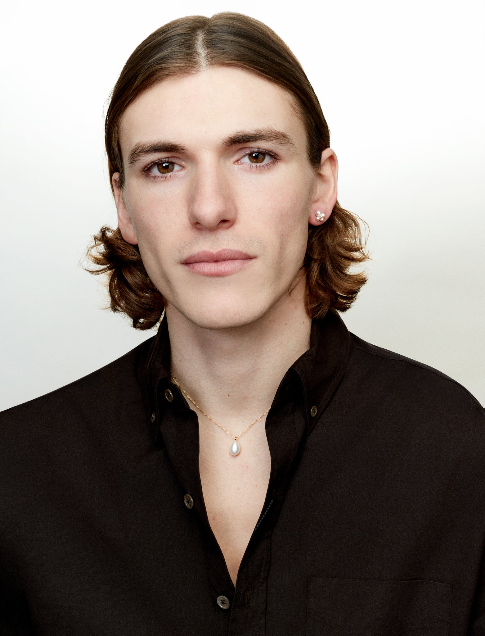 Collier Perle Poire Simple