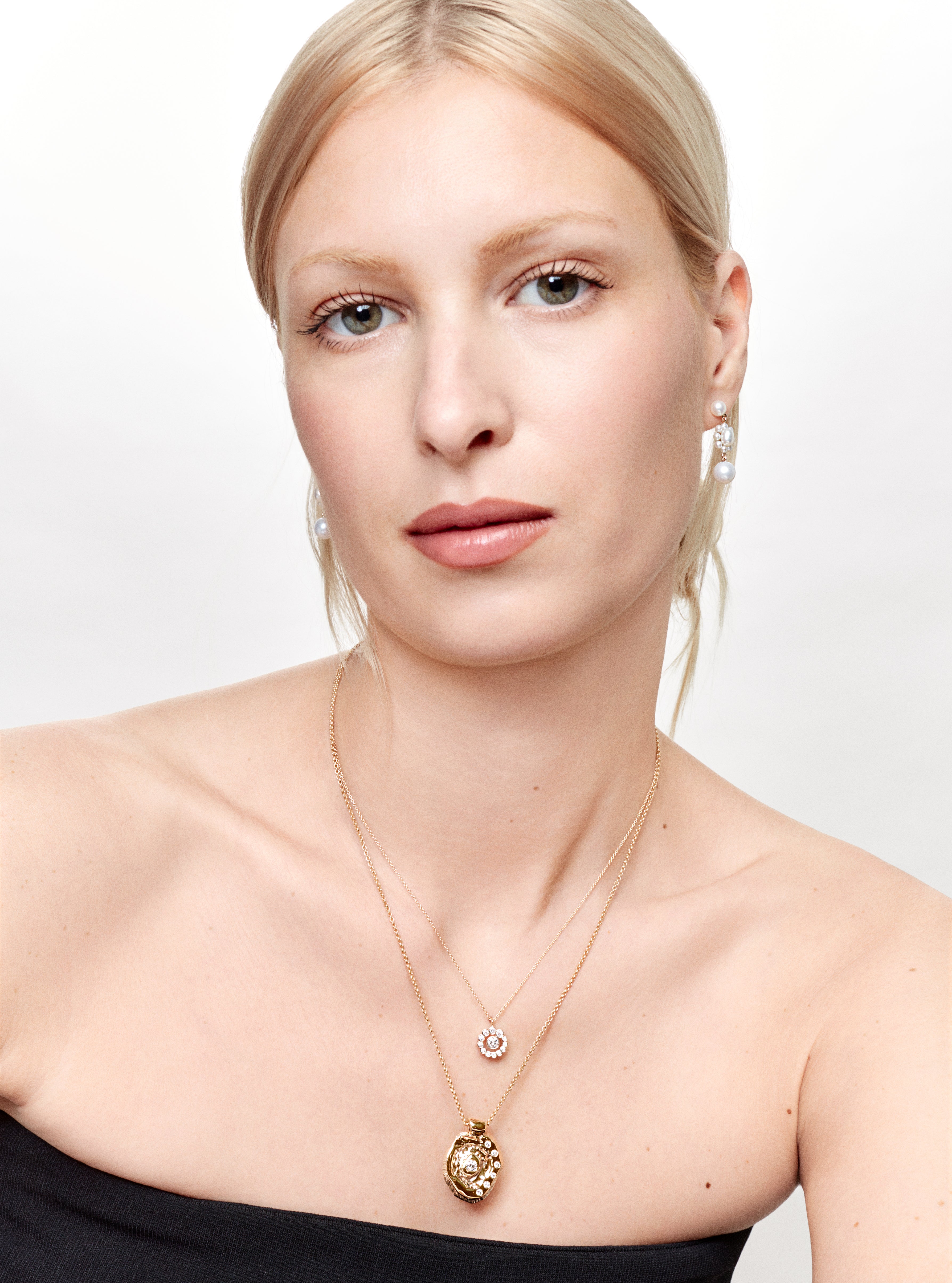 Collier Rêve Simple or jaune et diamants