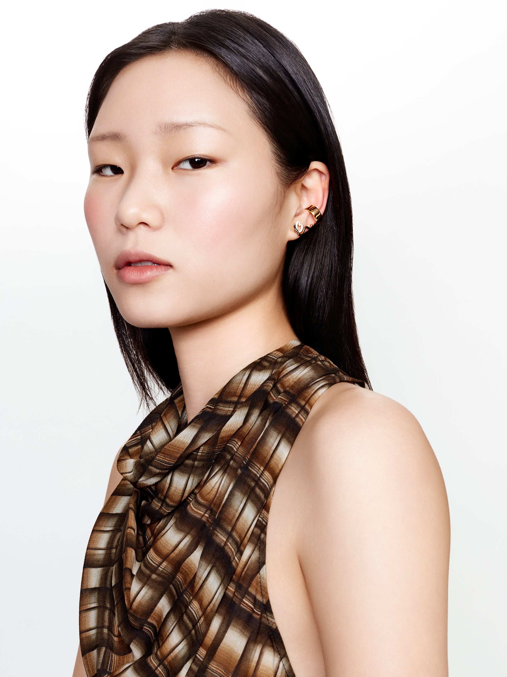 Earcuff ID plaqué or