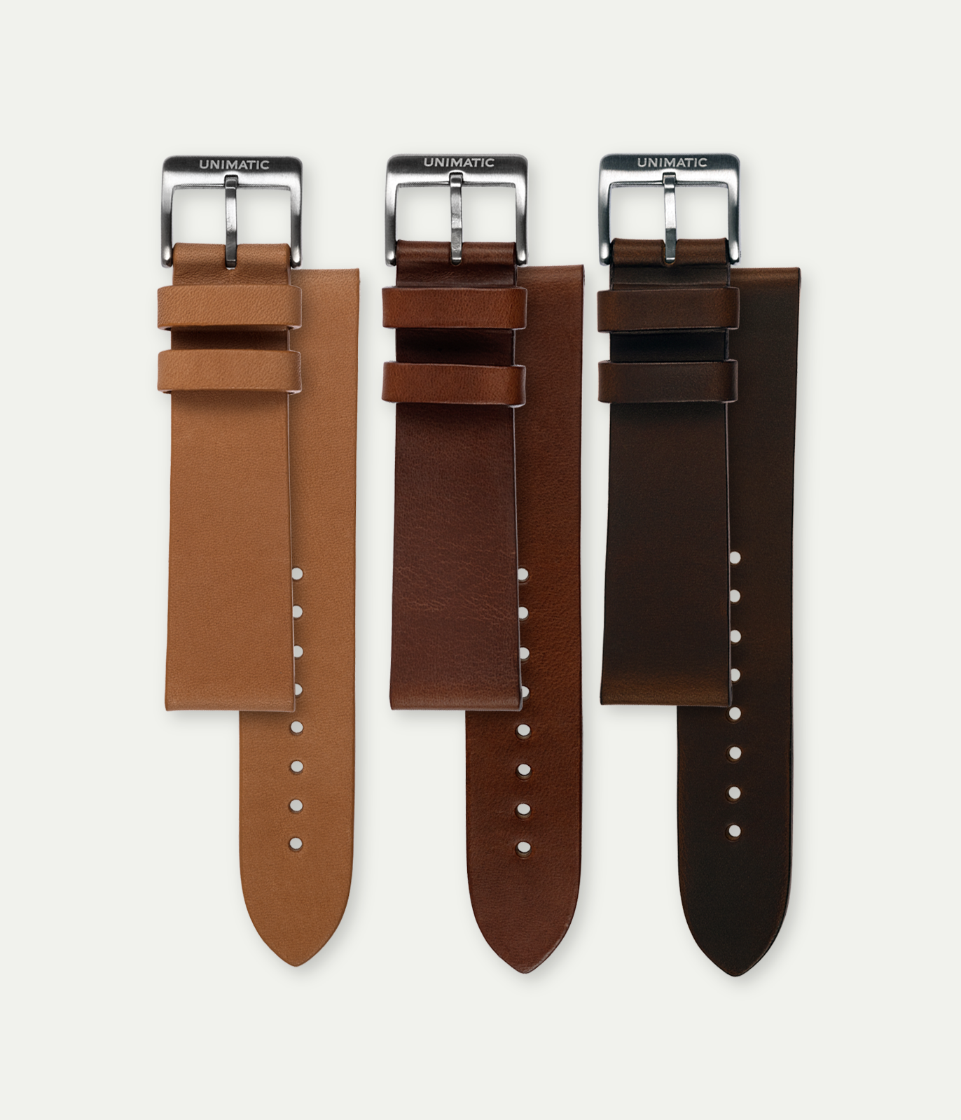 Milk chocolate leather bracelet