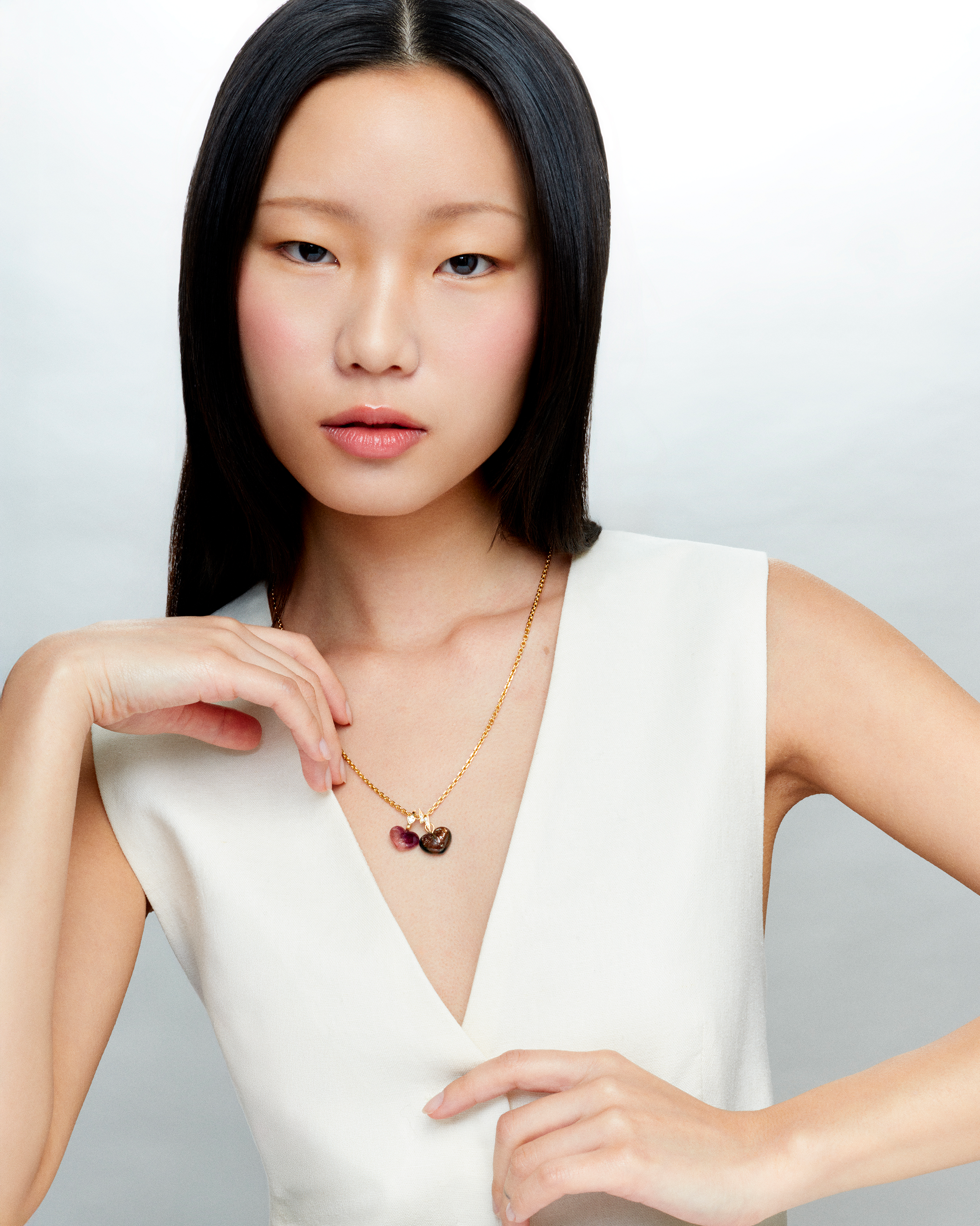 Pendentif Double Cœur n°3