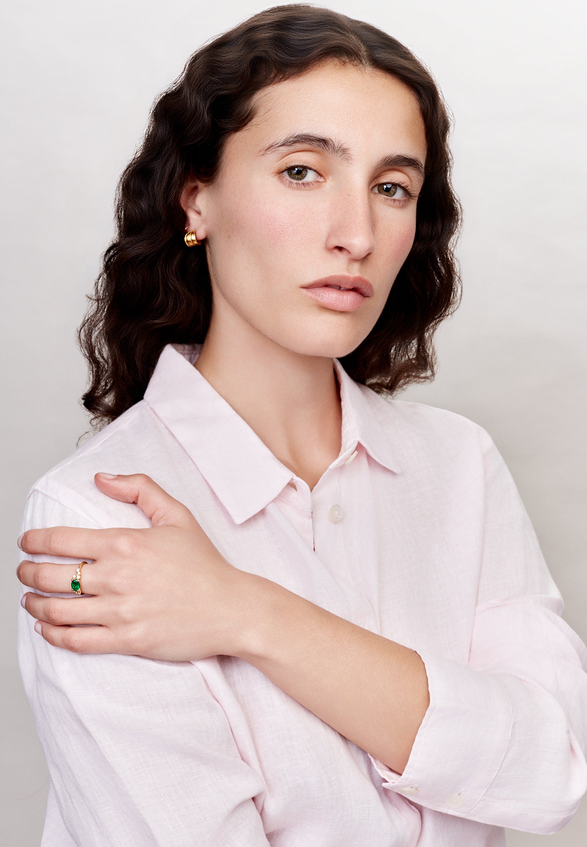 Bague Aurore émeraude