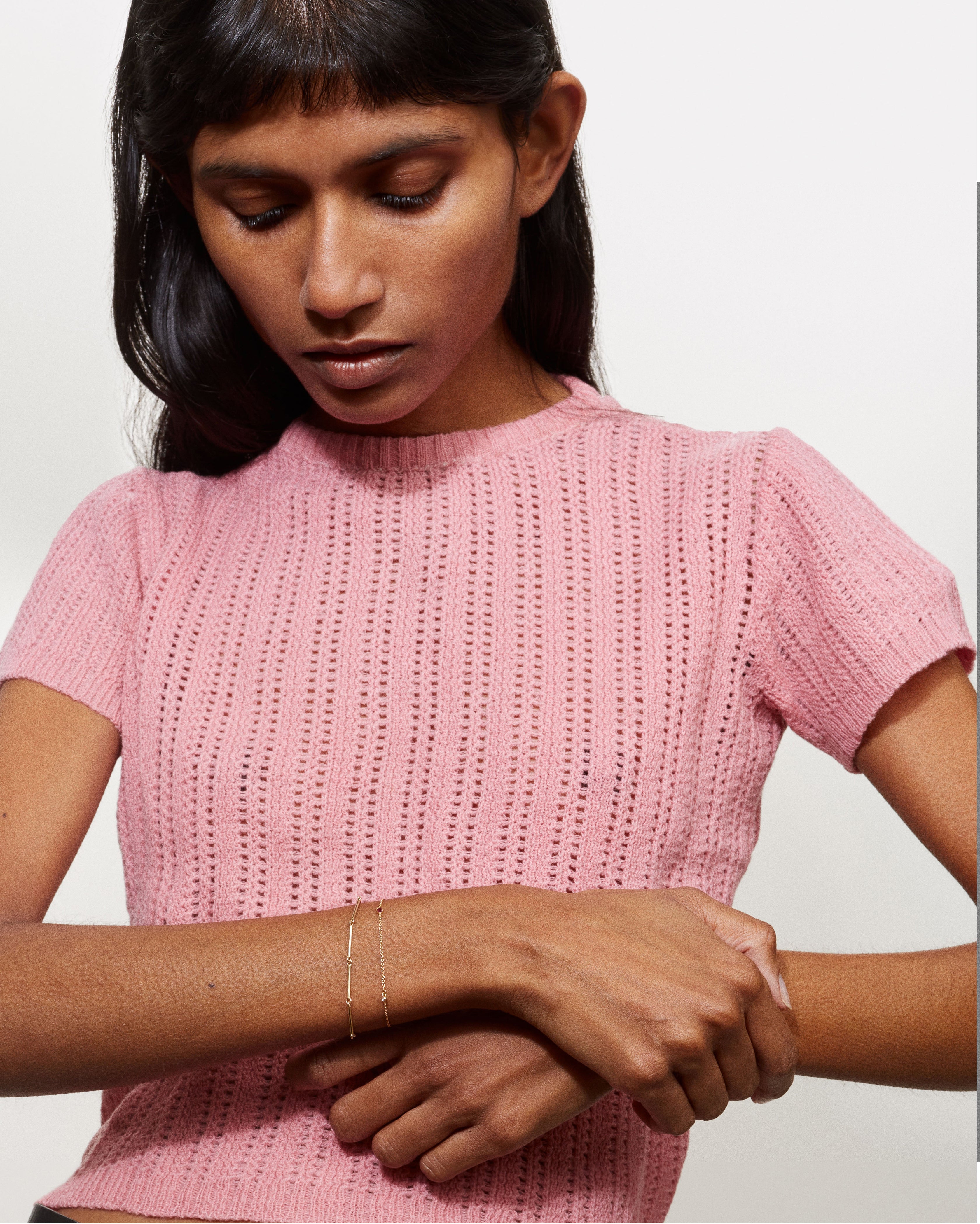 Yasmine small yellow gold bracelet