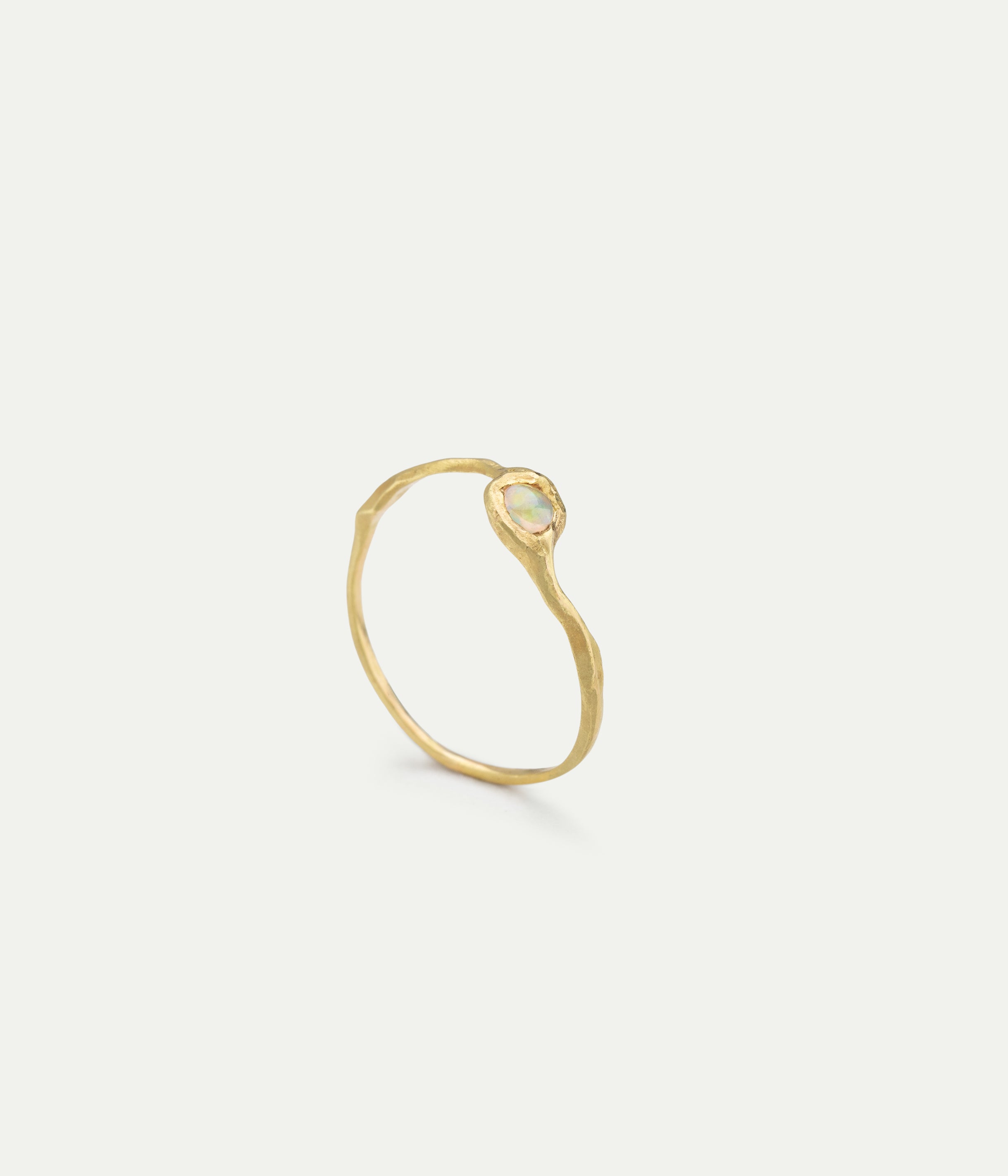 Iman petite opal ring