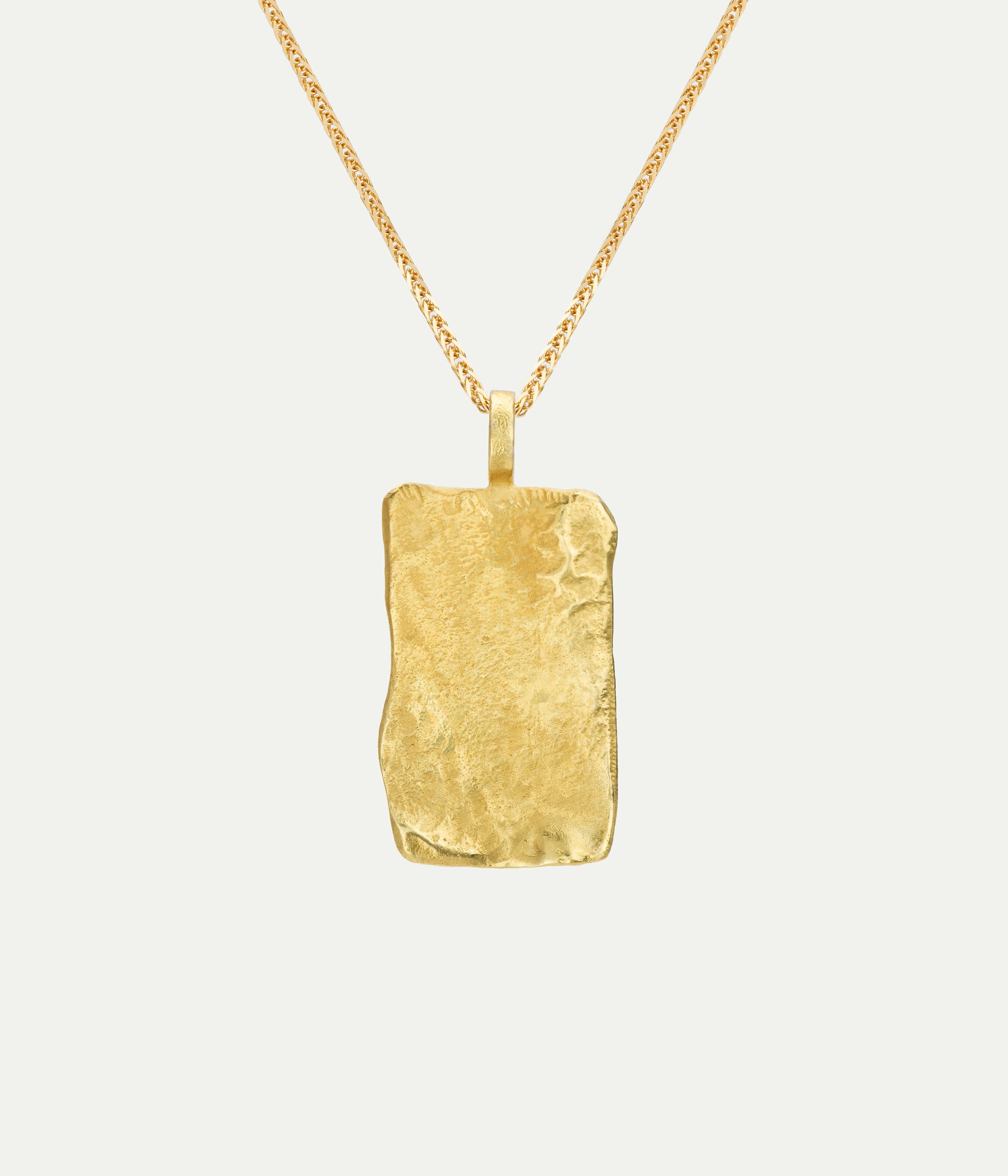 Collier Palma Tag or jaune