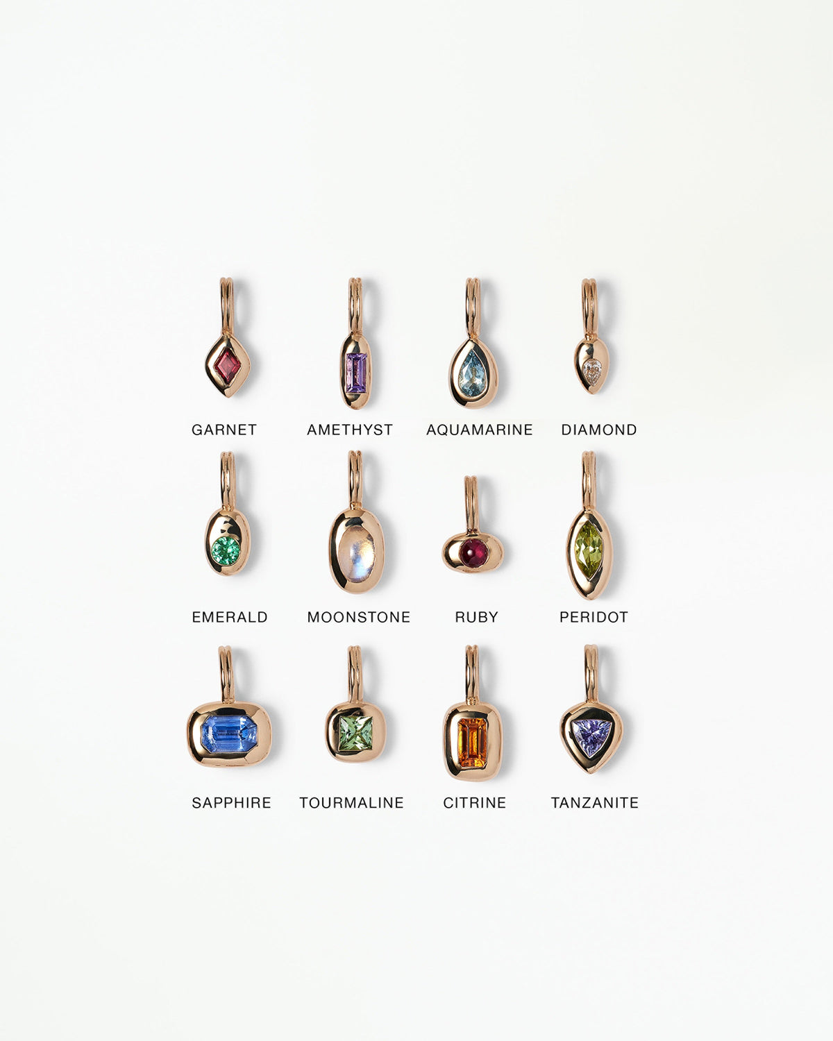 Pendentif Tempo Charm n°6 pierre de lune