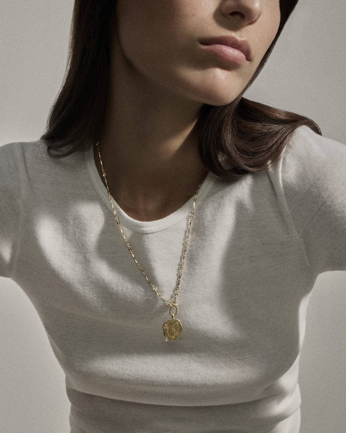 Constellation Pisces diamond pendant
