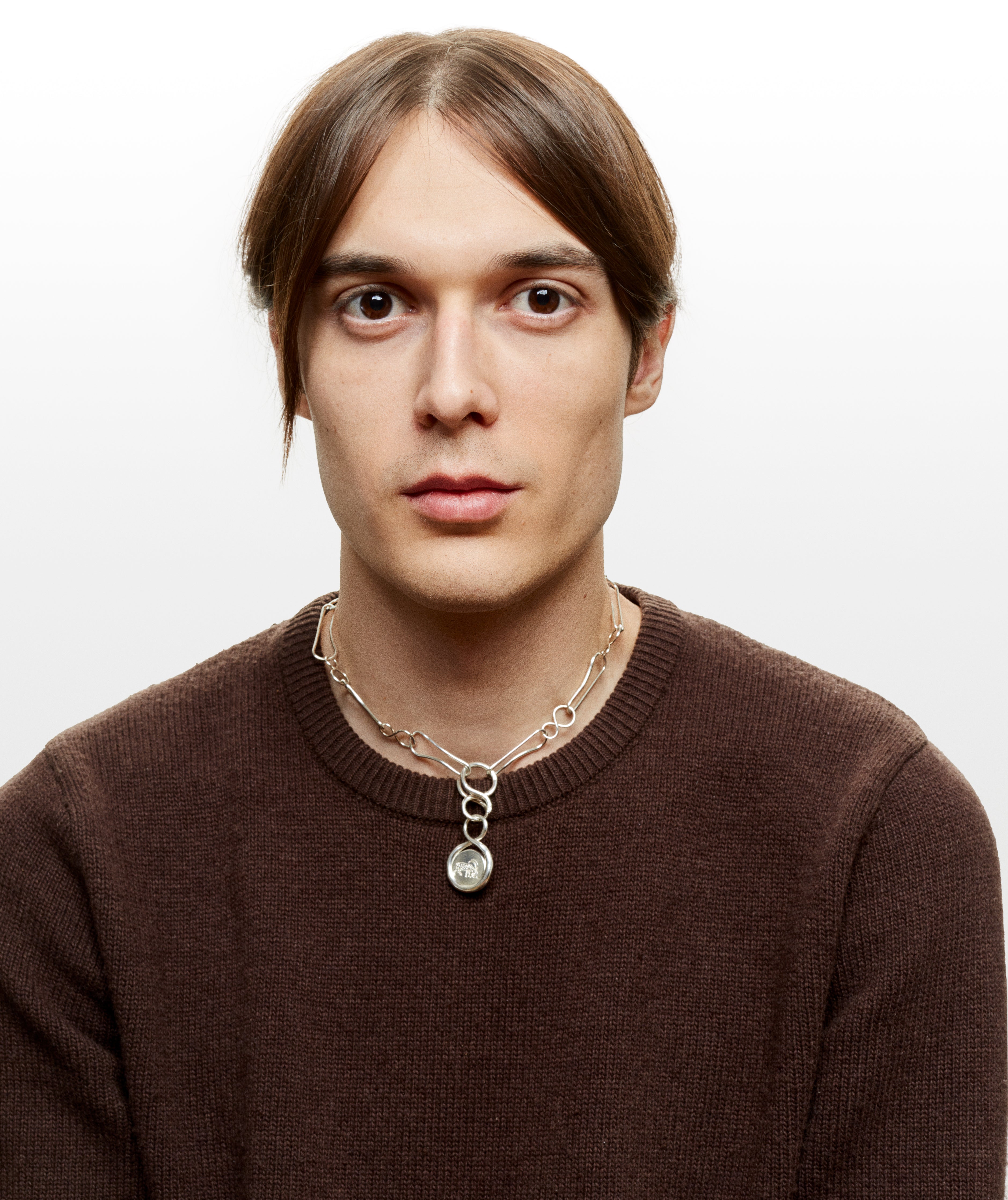 Les Liens silver necklace