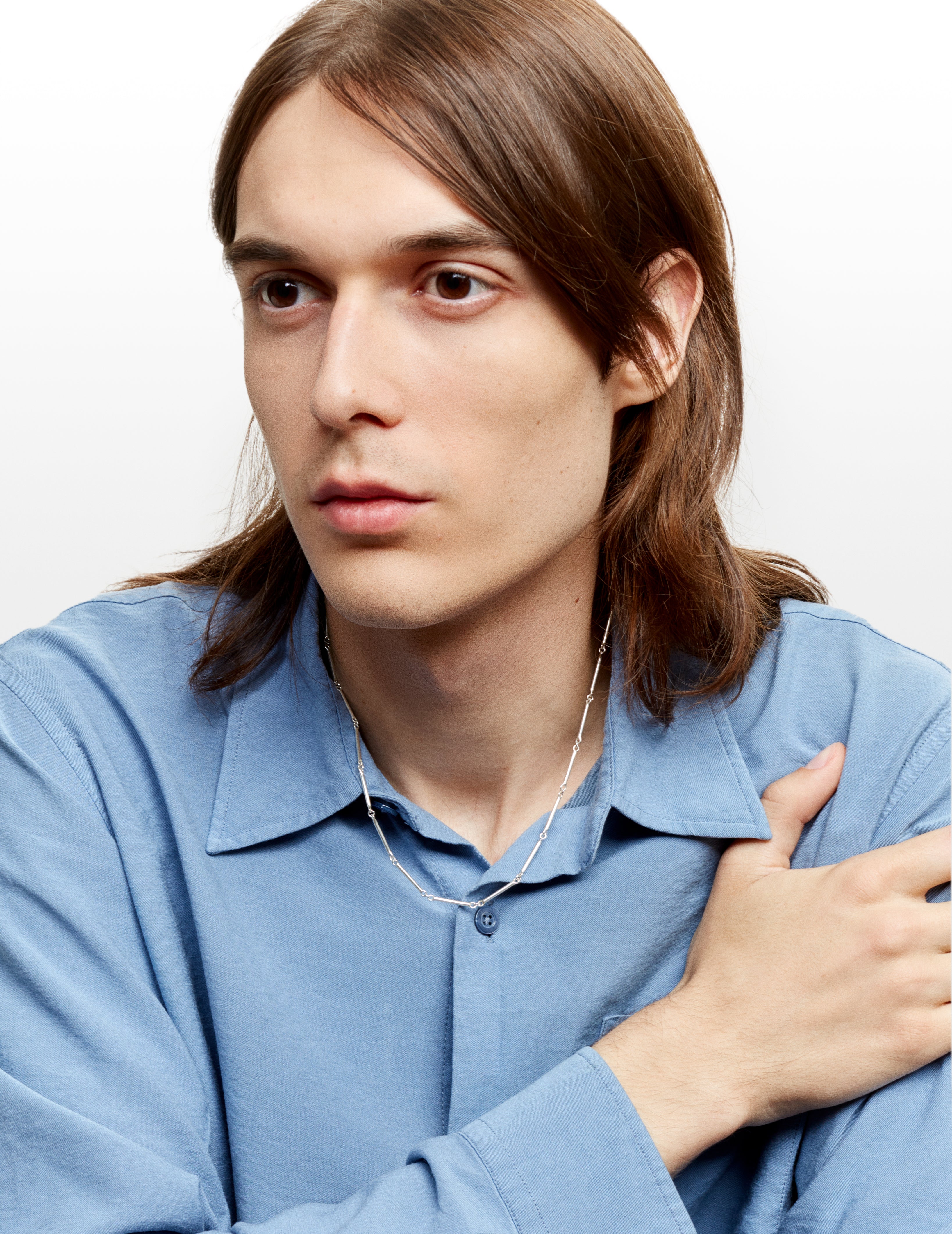 Chaine Yasmine Or Gris