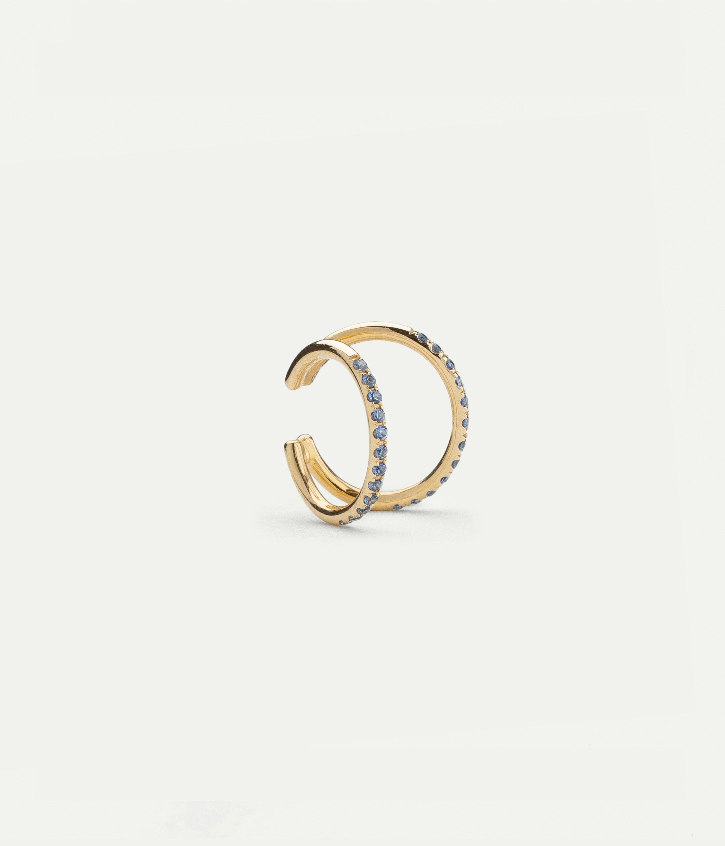 Melina Rich blue sapphires earcuff