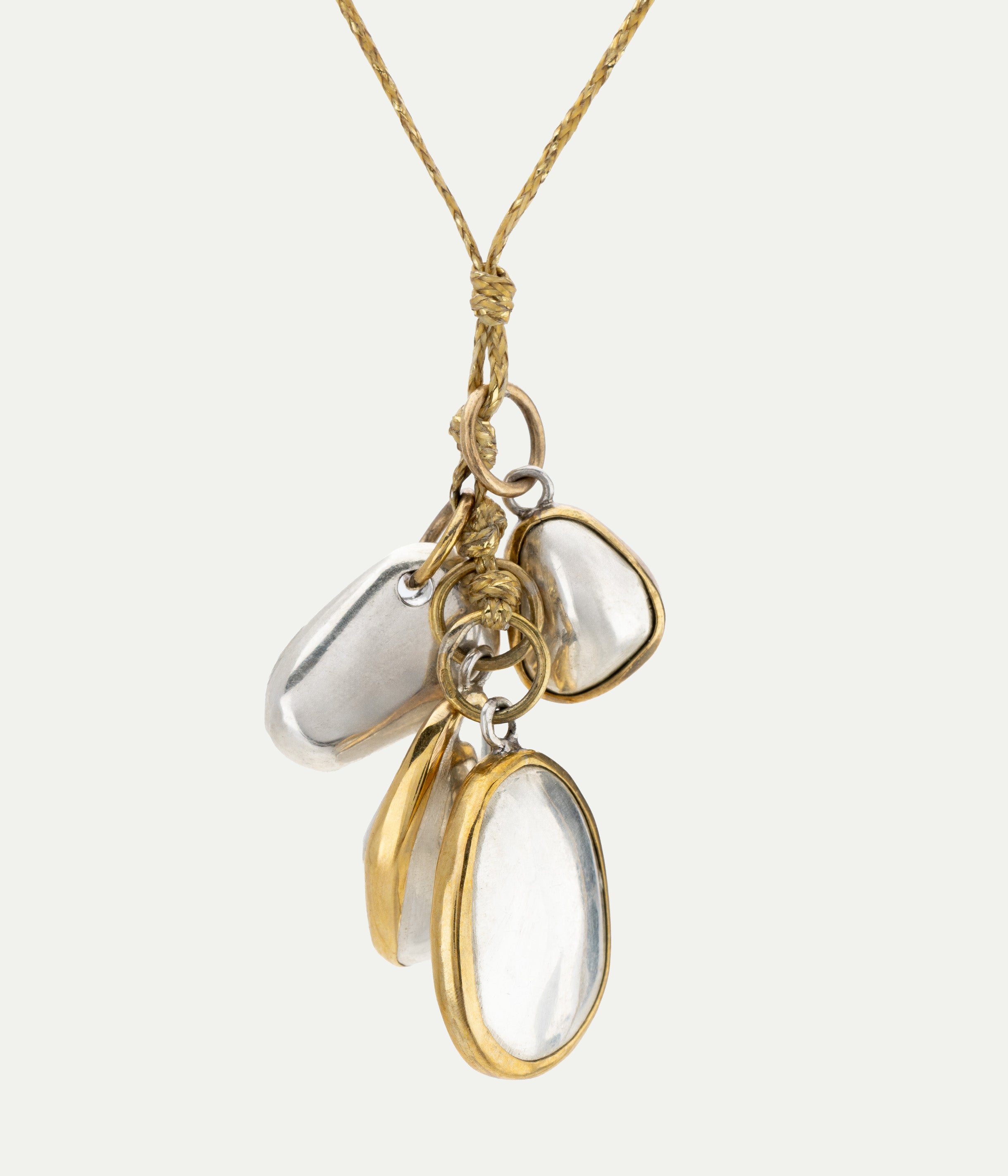 Quadruple durrani cluster necklace