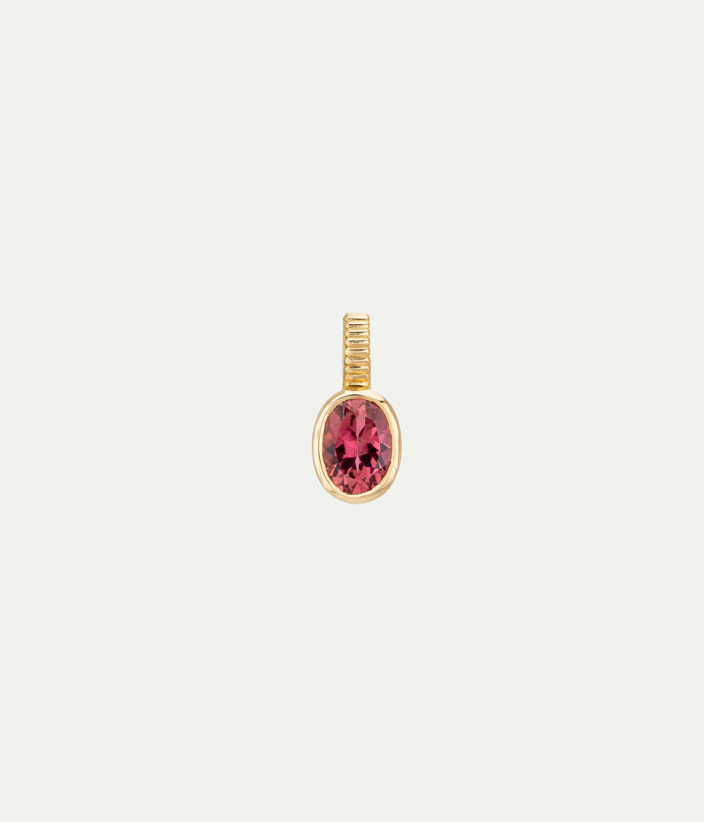 Charm pink tourmaline - October