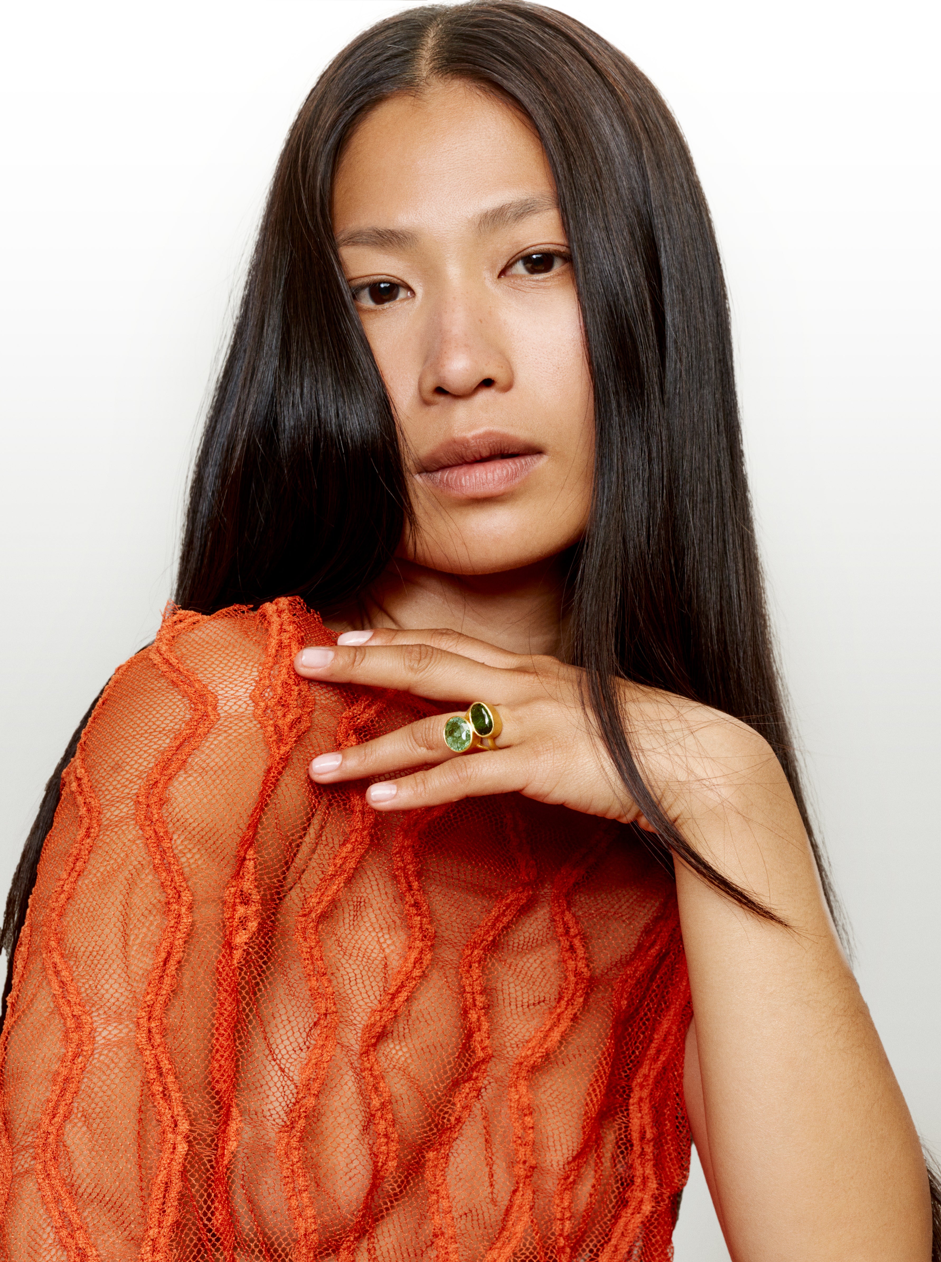 BAGUE IRIS DOUBLE GREEK