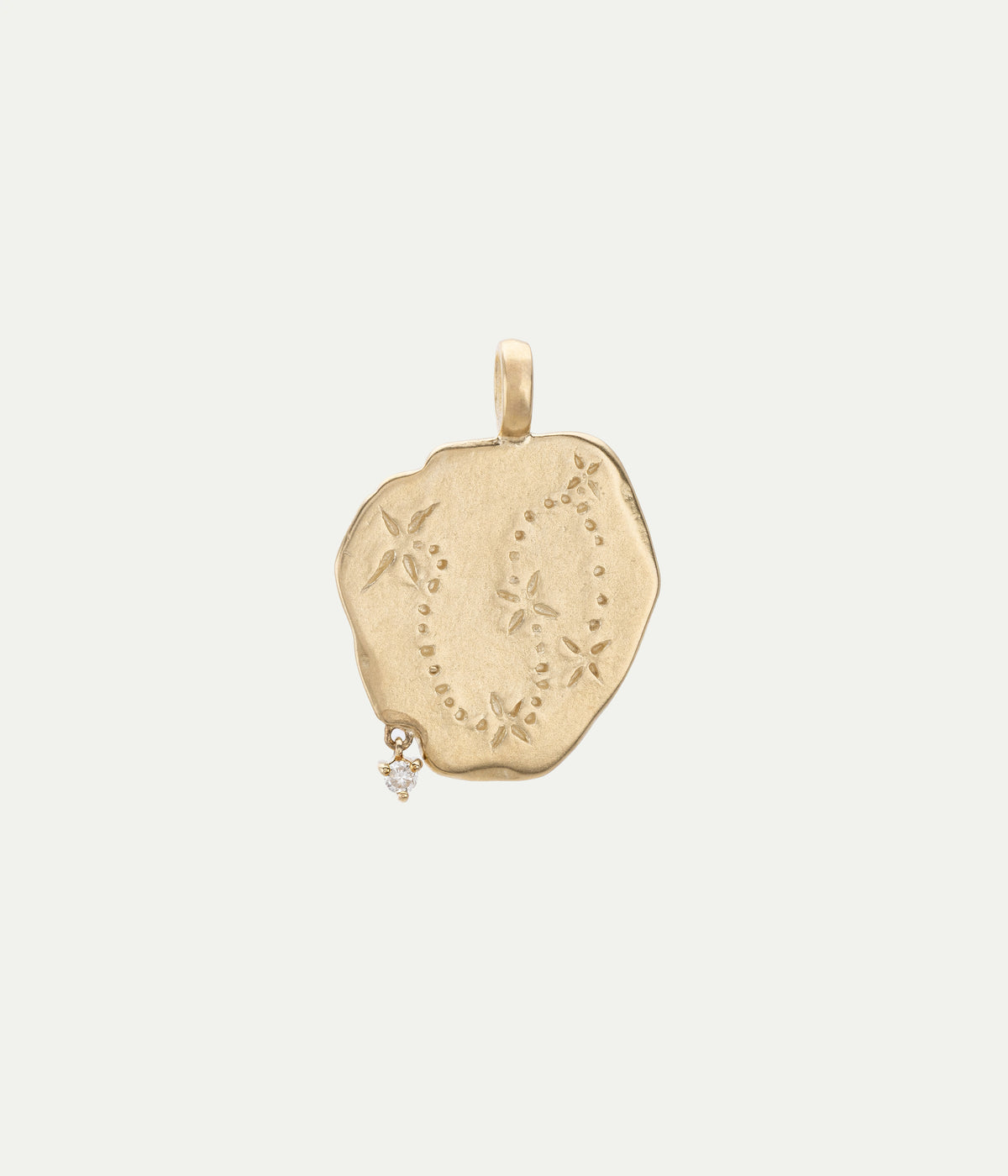 Constellation Pisces diamond pendant