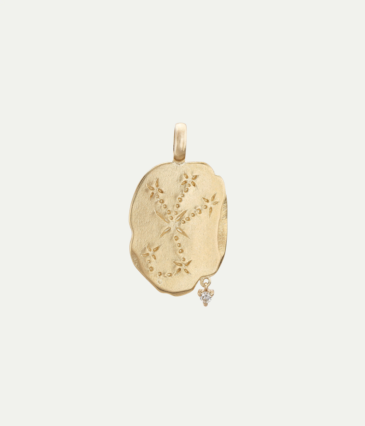 Constellation Scorpio diamond pendant