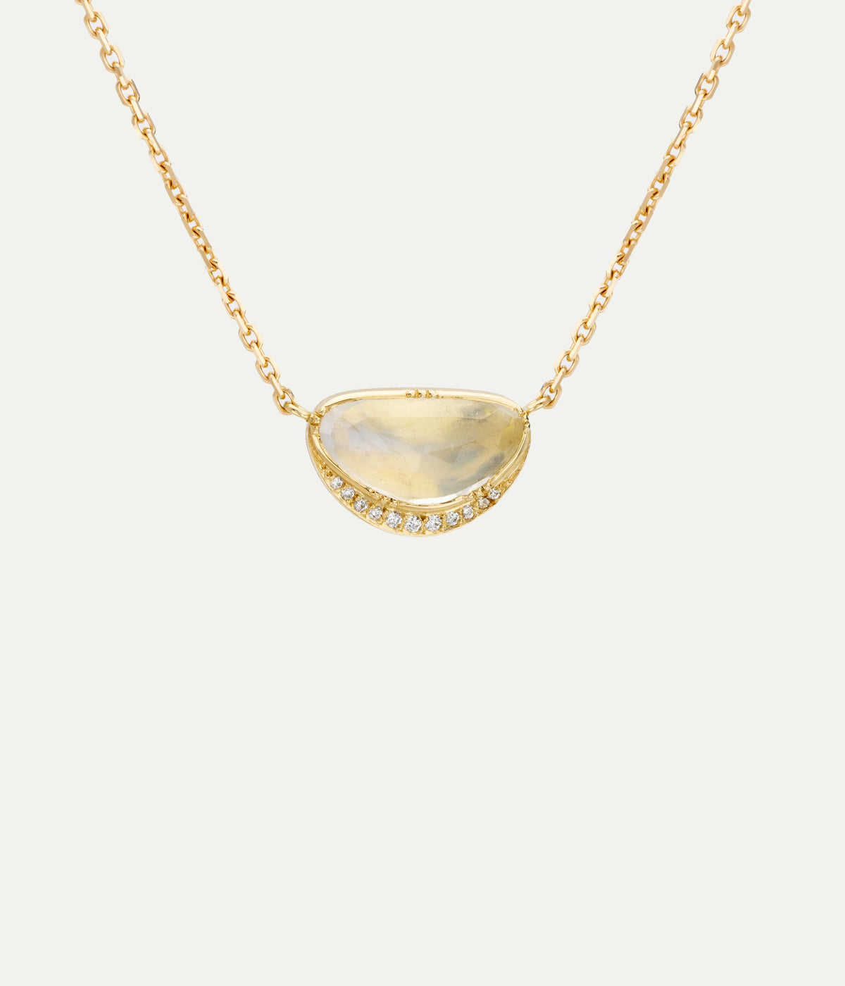 Orbit moonstone necklace