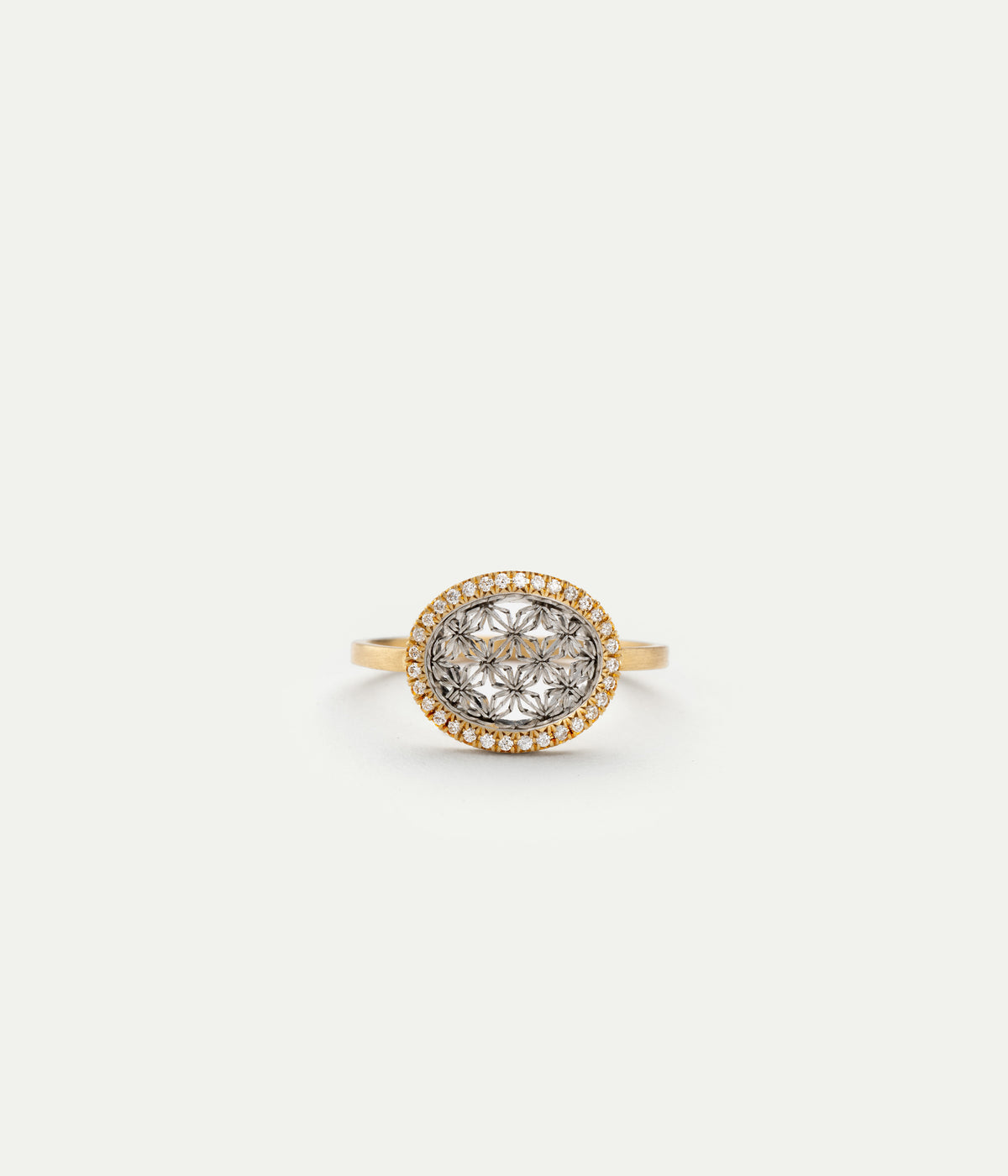 Damask Oval ring