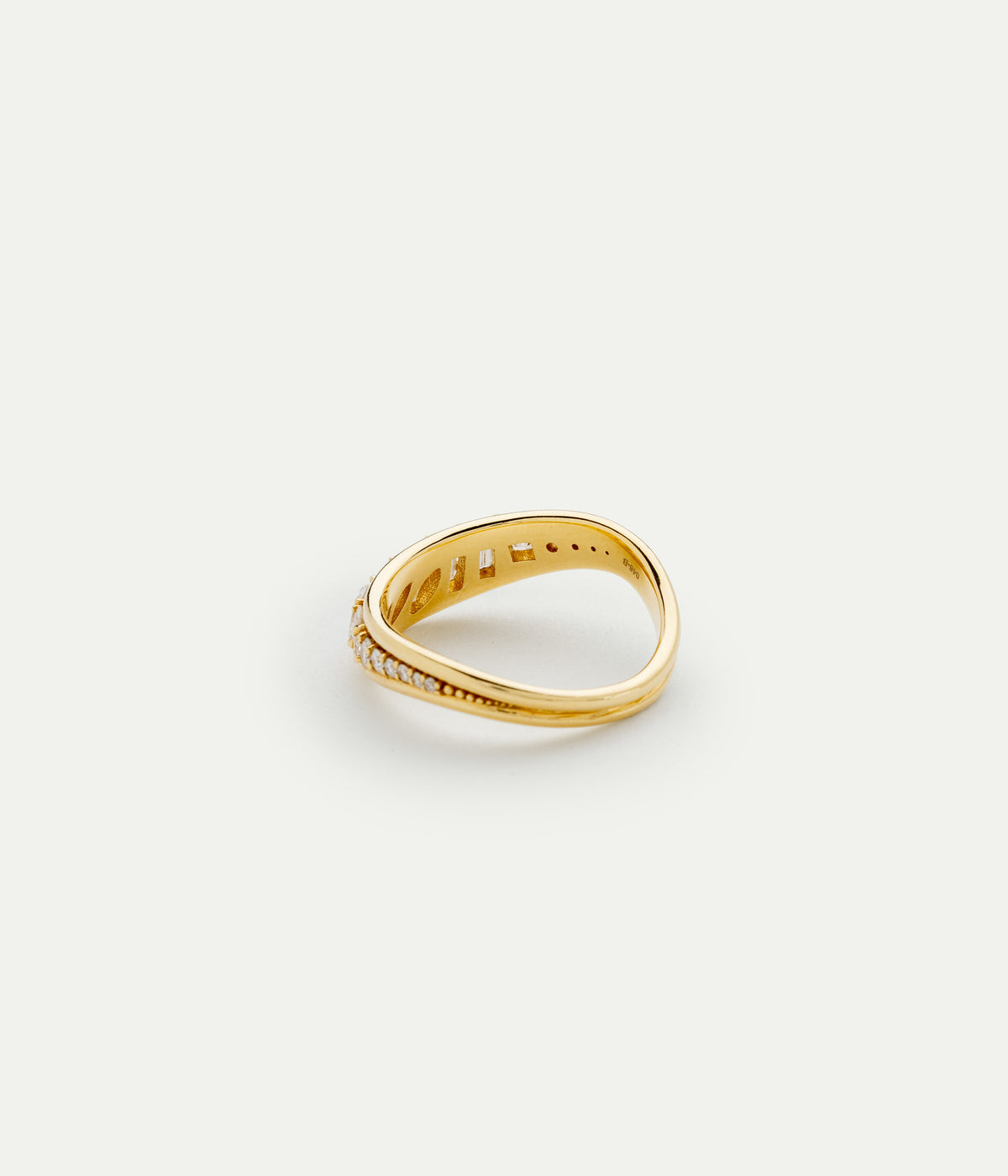 Bague Stream Wave diamants