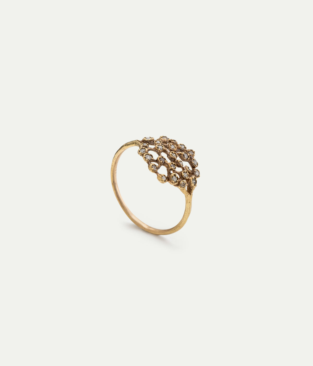 Bague Chloé or jaune et diamants
