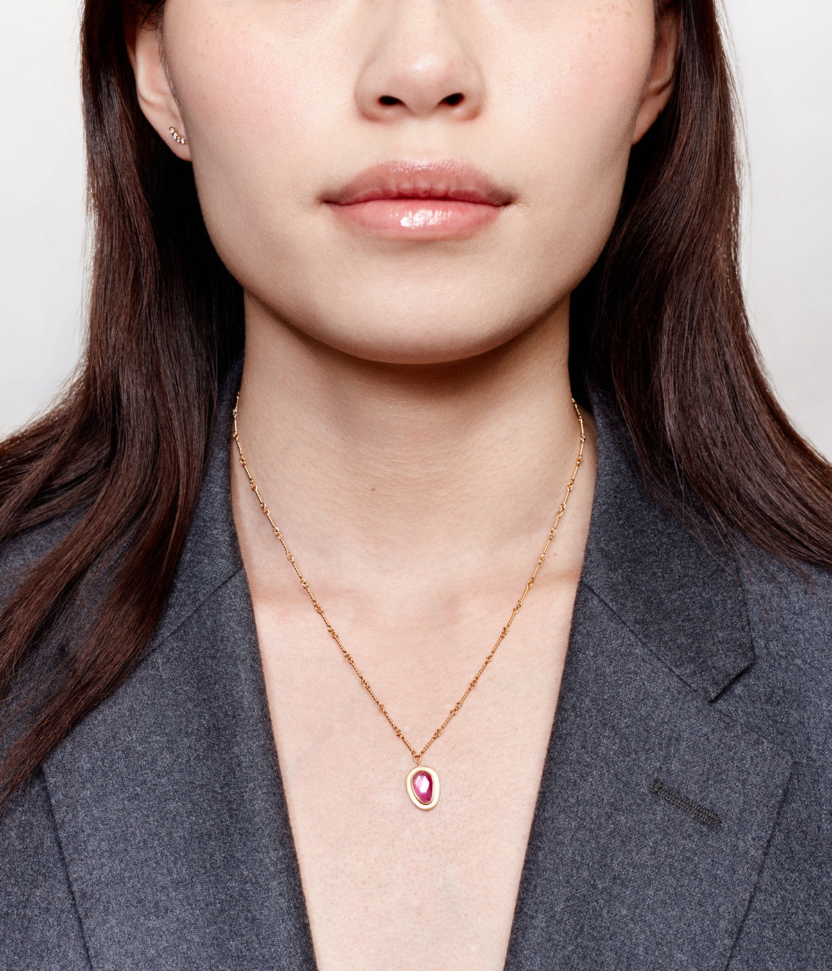 Collier Star rubis