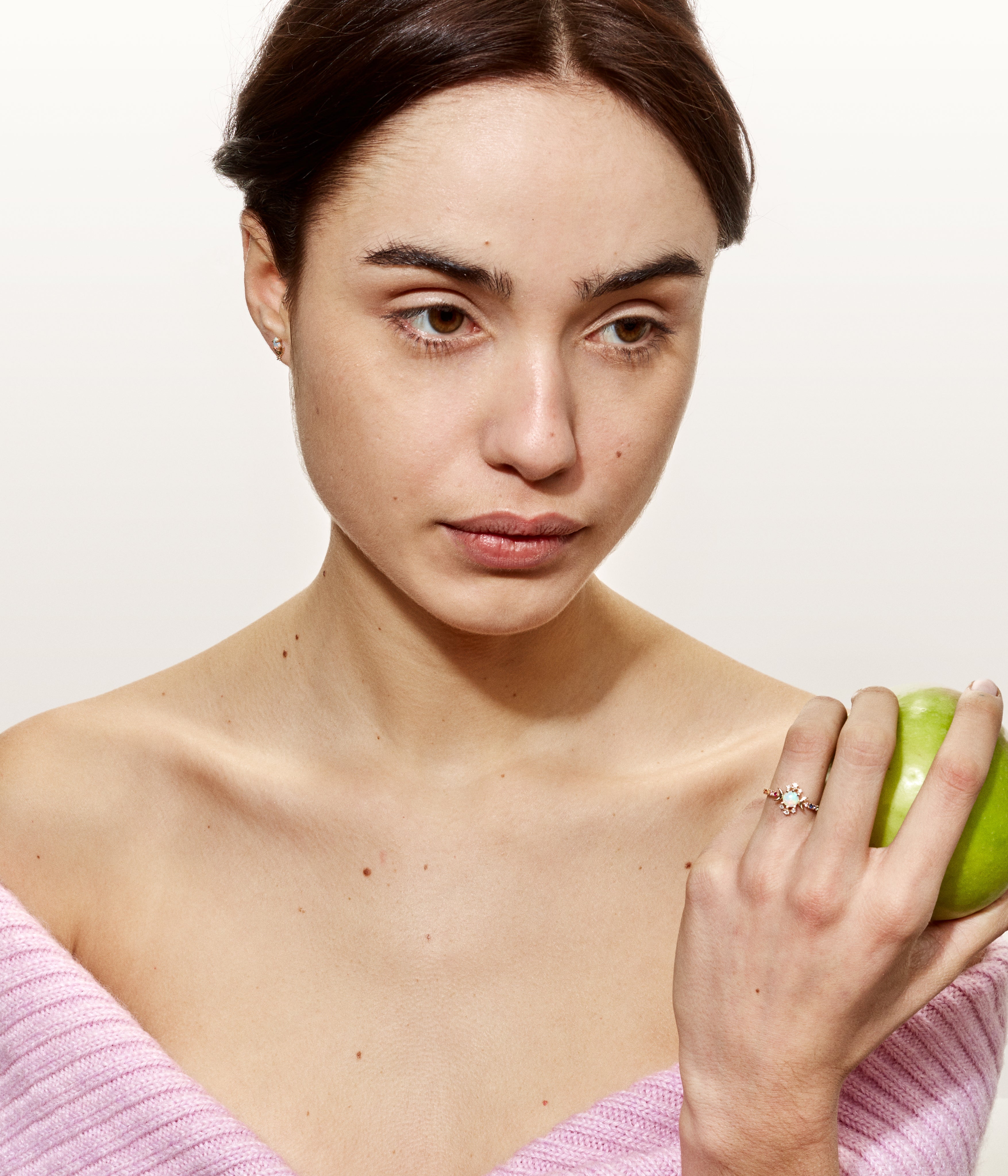 Opal Rainbow Wandering Star Ring