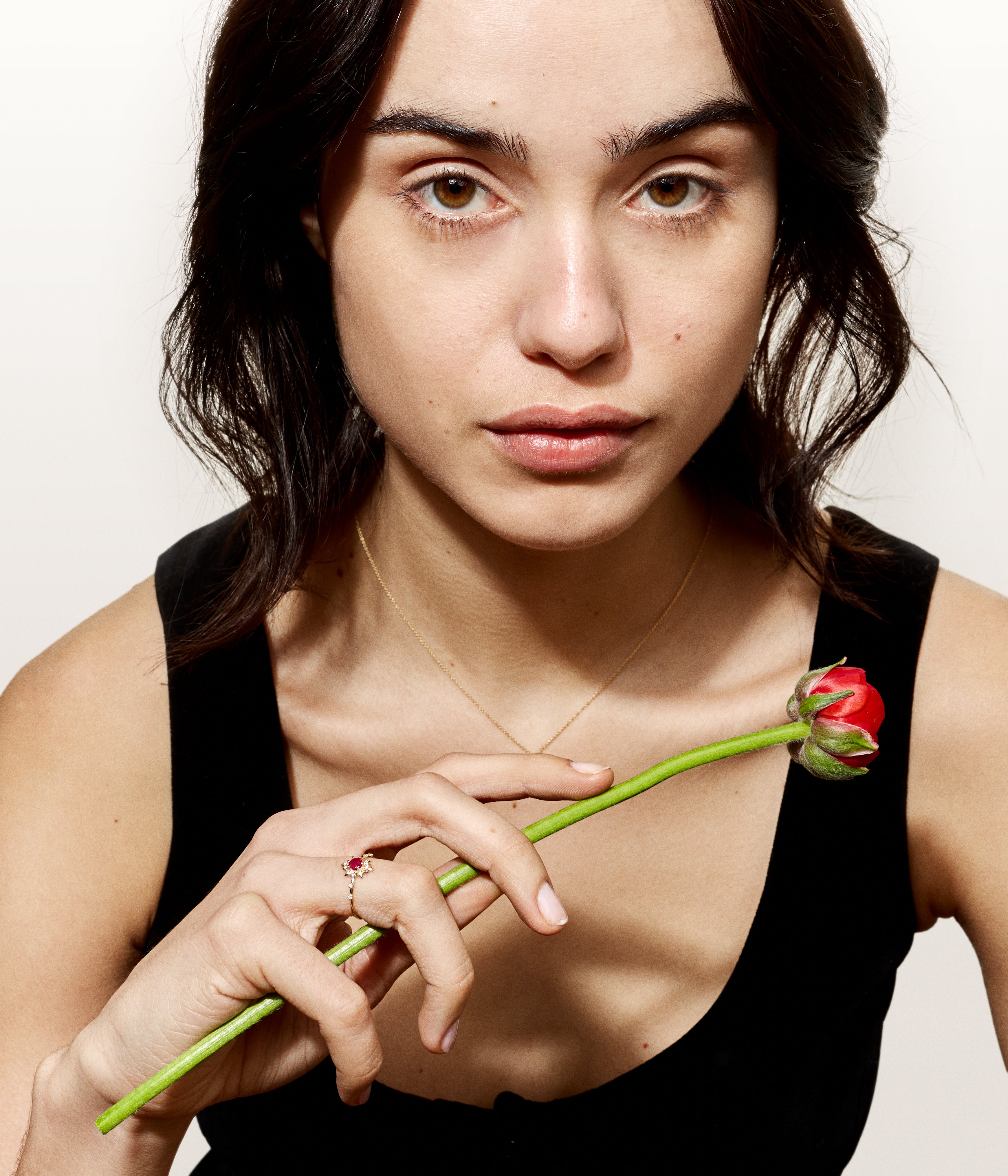 Termina ruby and diamond ring