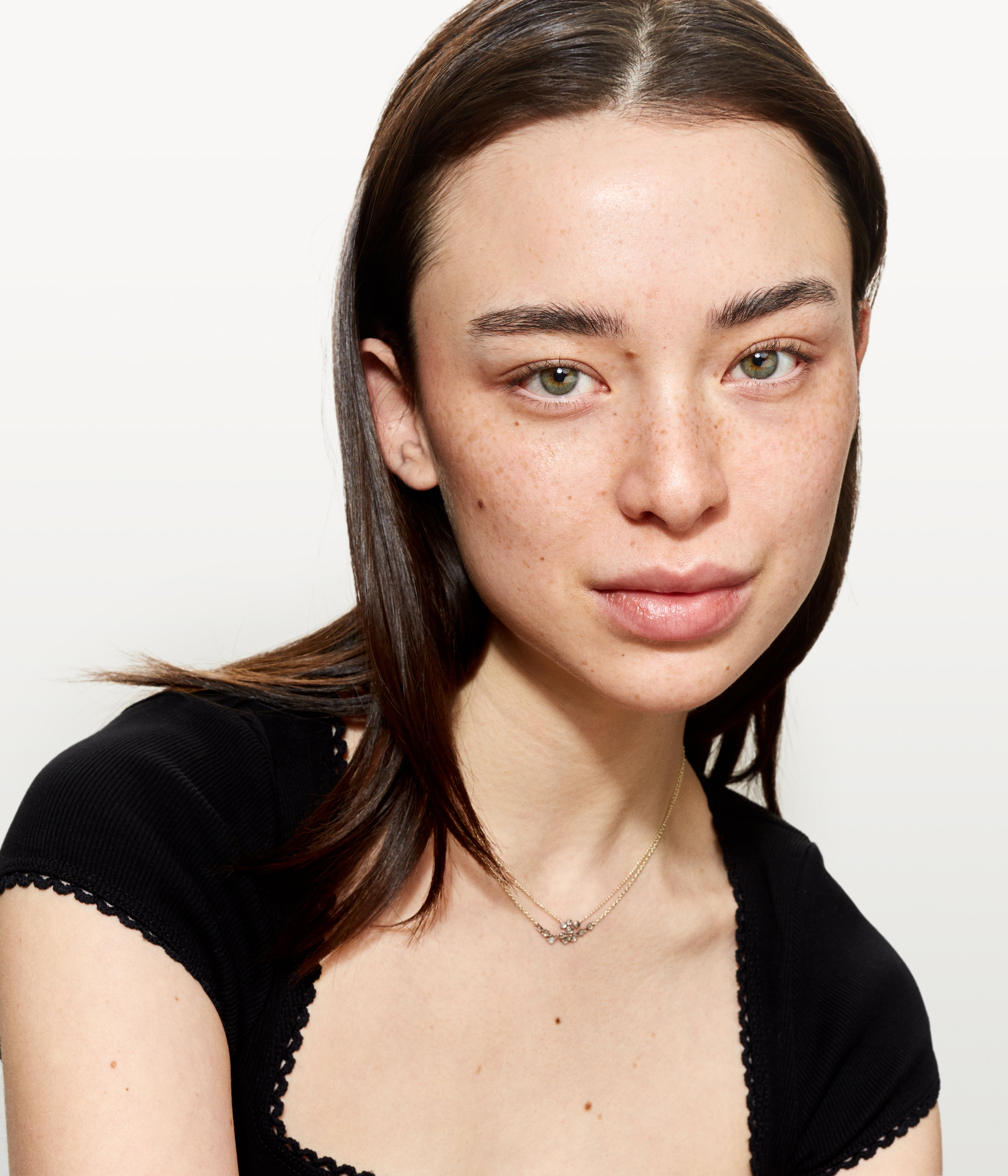 Sparkle white gold and diamonds necklace