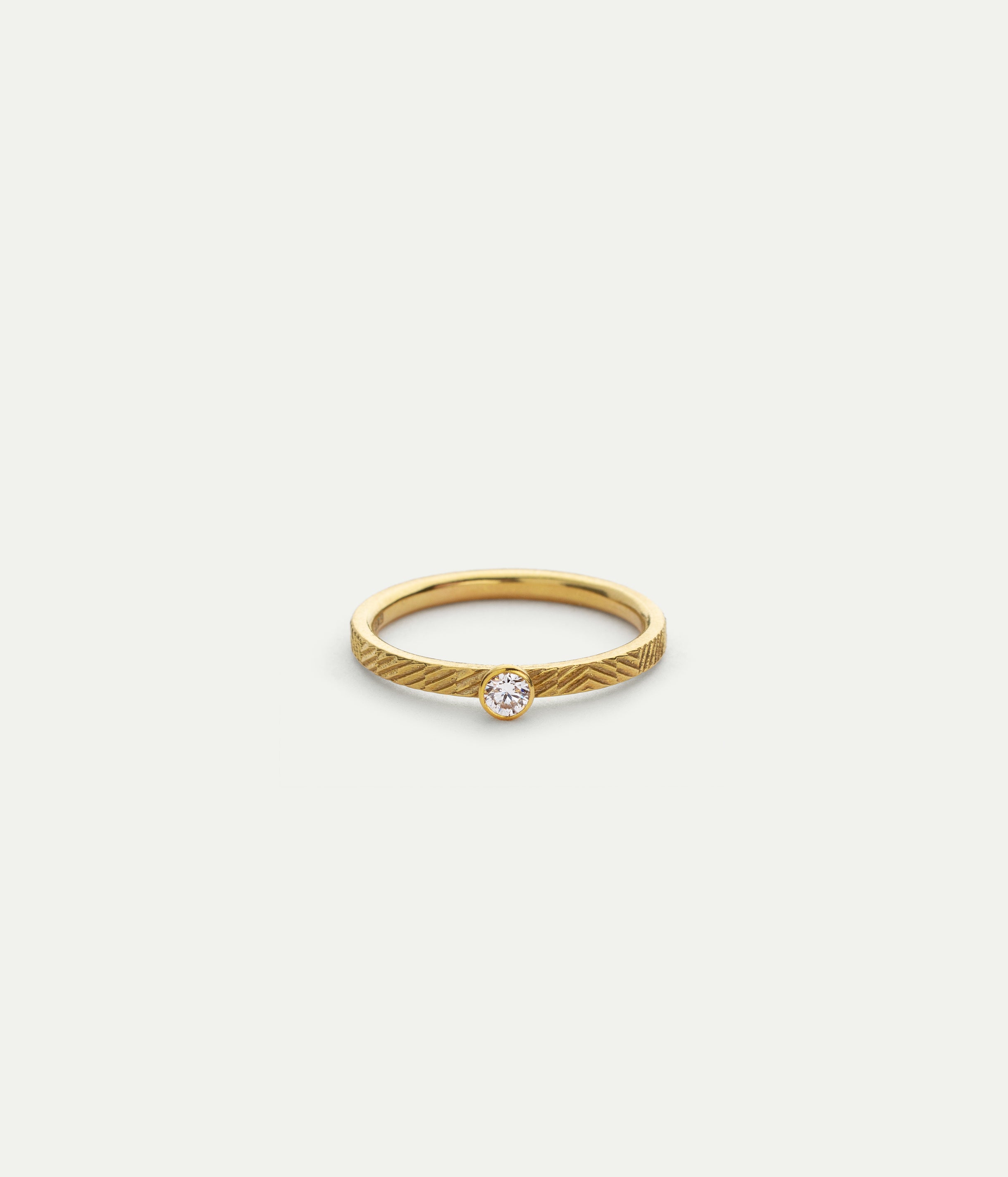 Bague single Square diamant