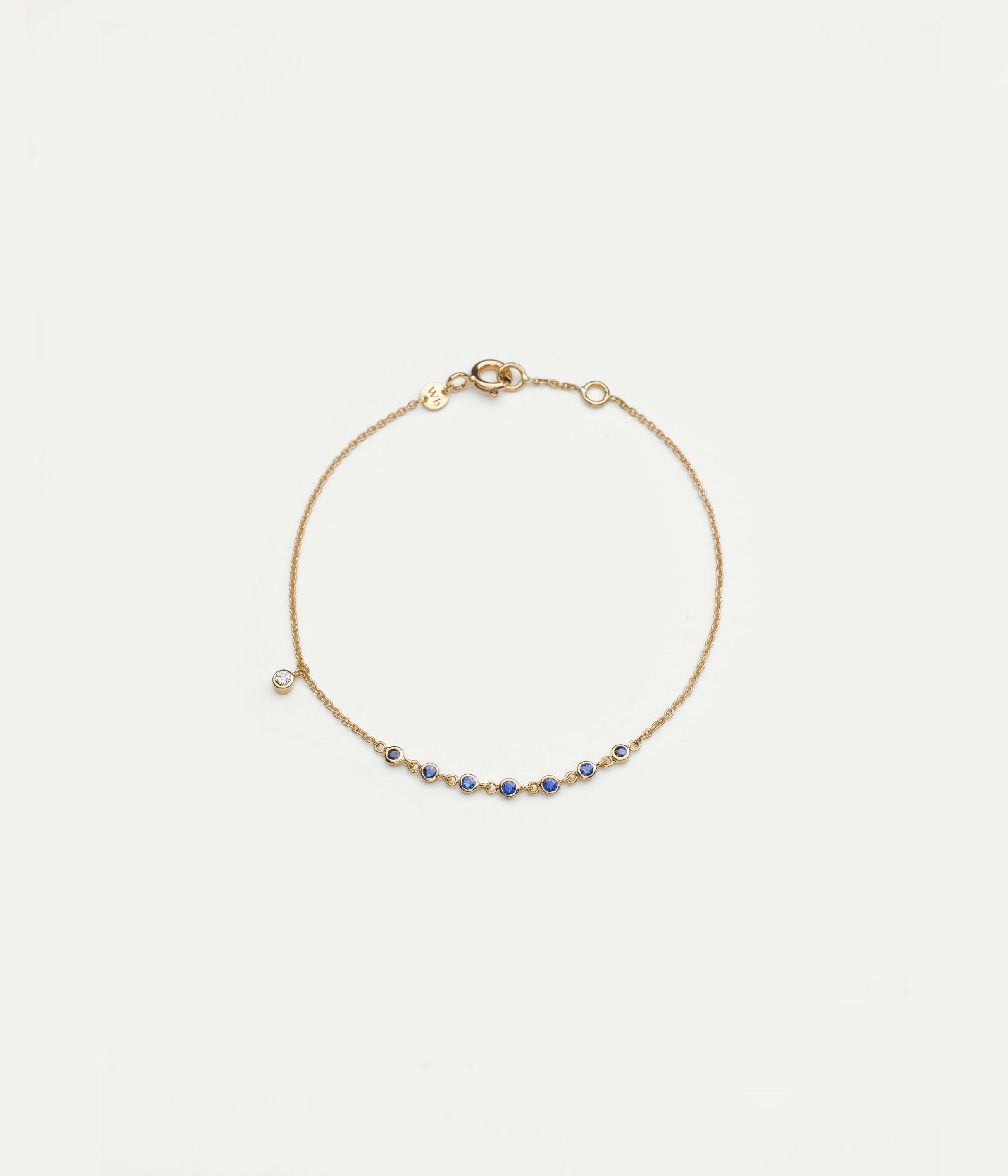 Bracelet Clarisse saphirs